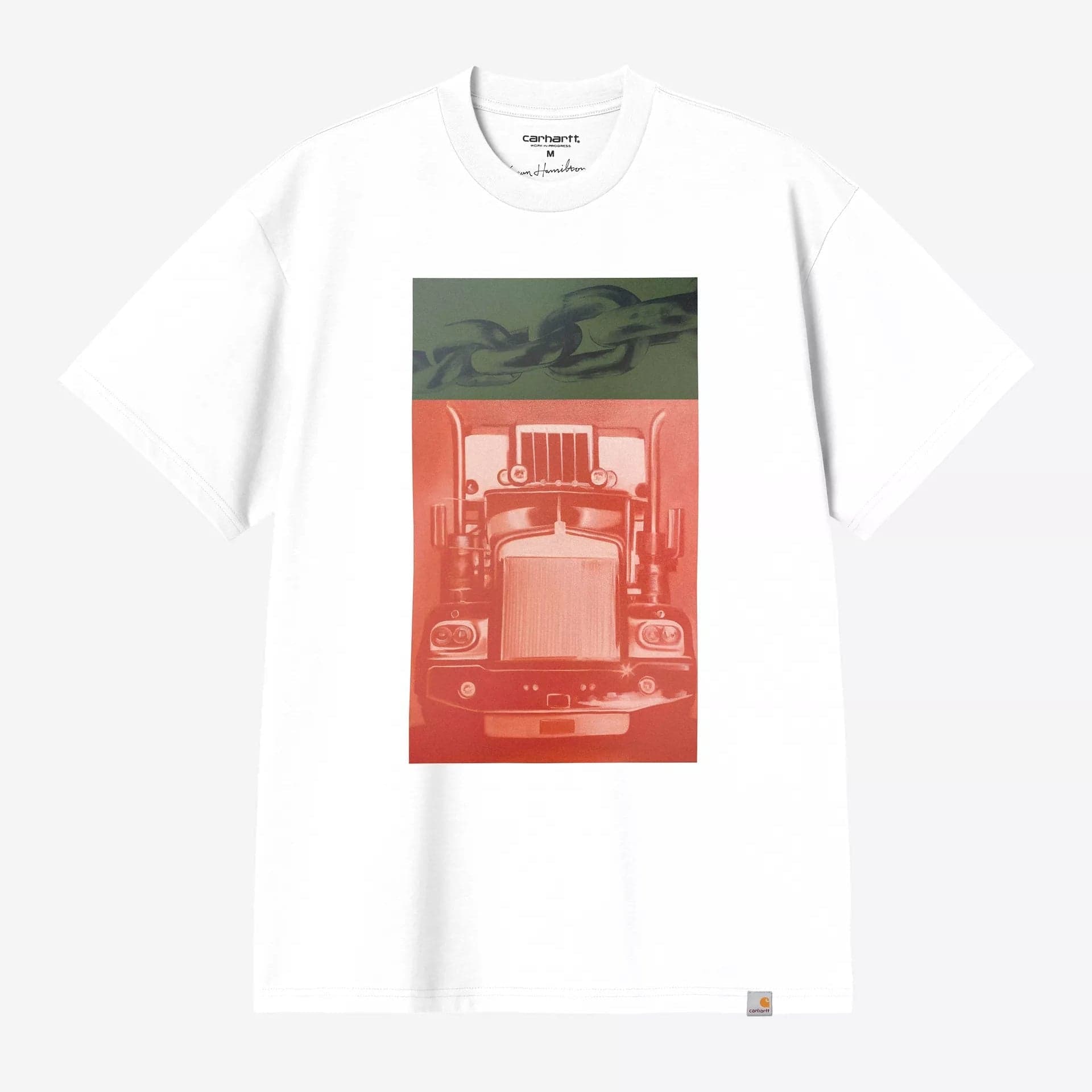 t-shirt Carhartt Wip s/s sean hamilton 01 t-shirt - white