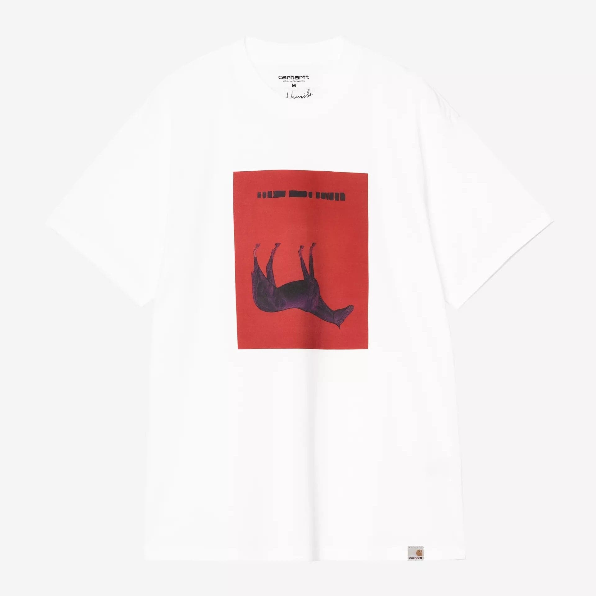 t-shirt Carhartt Wip s/s sean hamilton 02 t-shirt - white