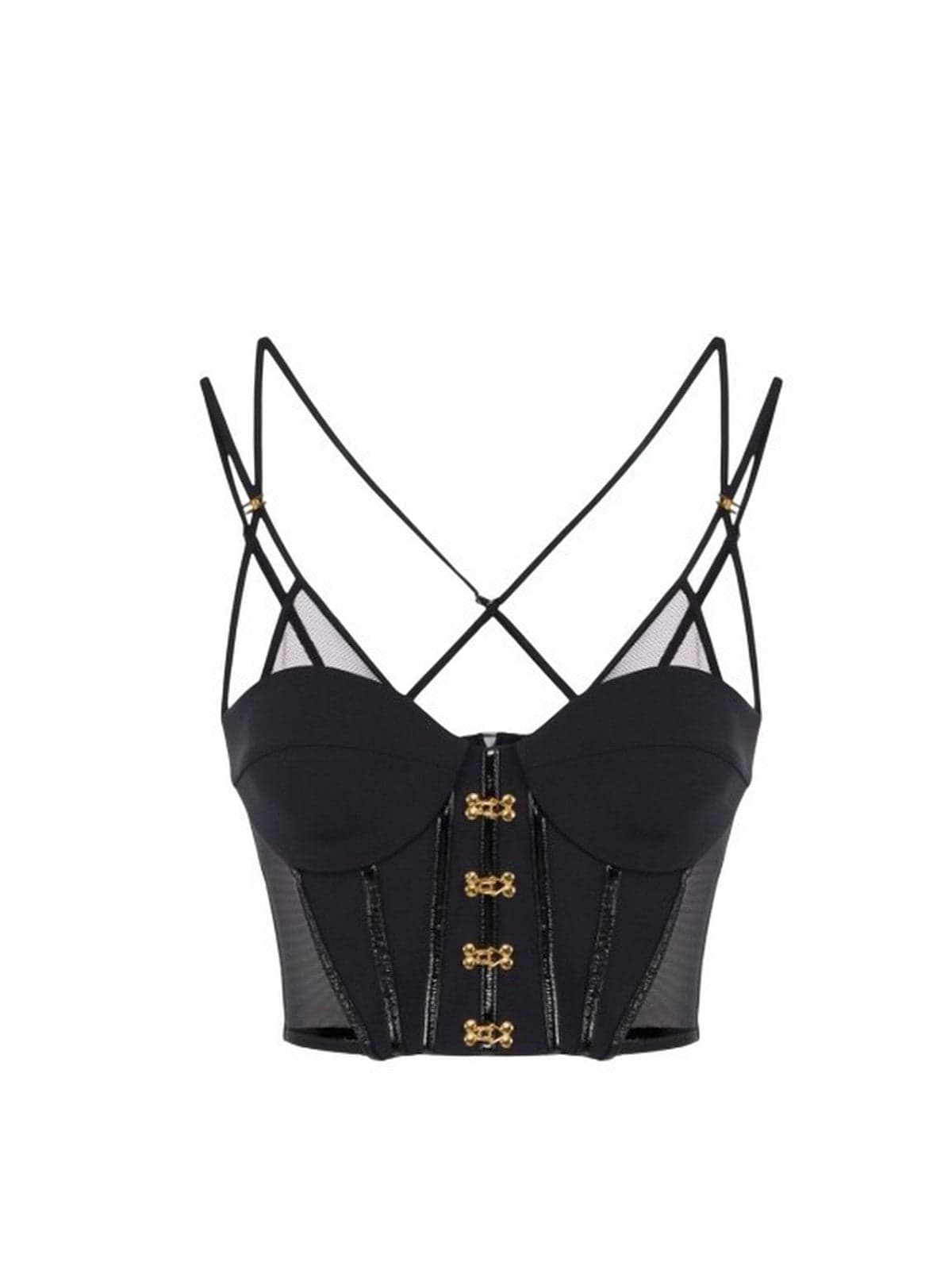 canoes and top woman Elisabetta Franchi - top - black