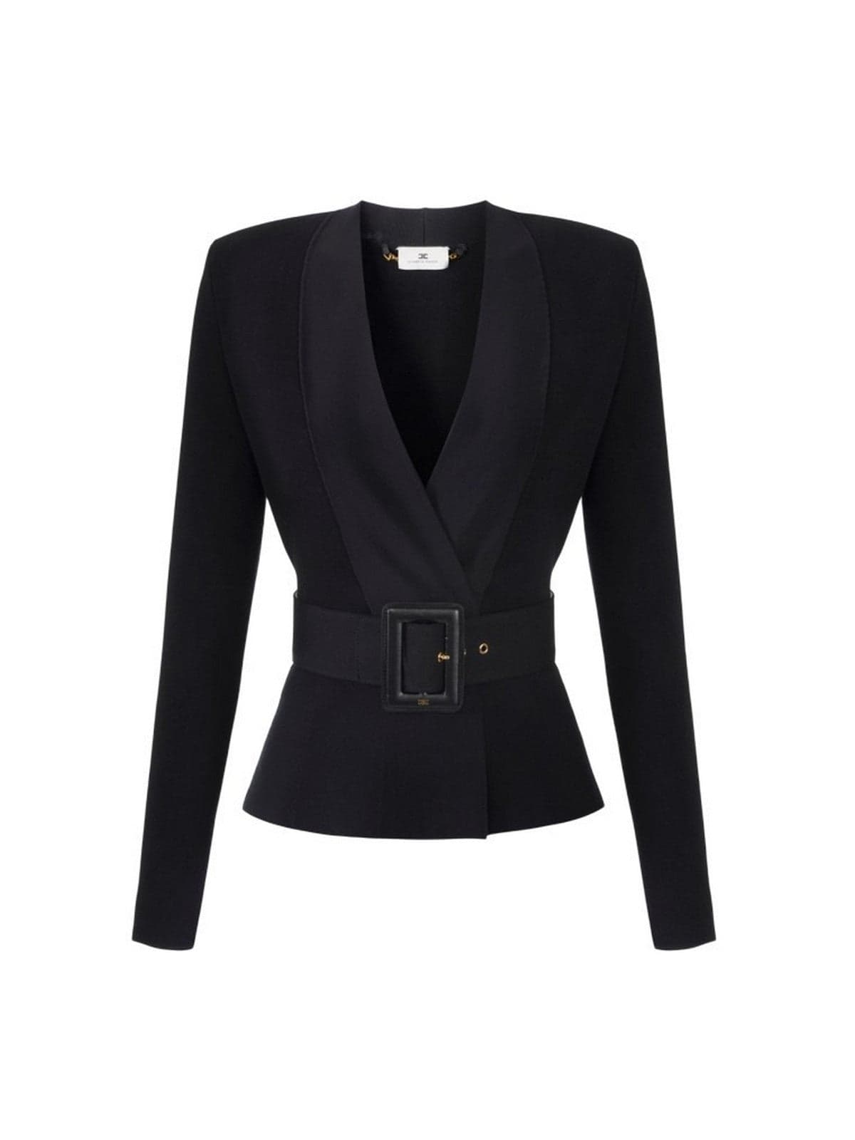 Women's knitwear Elisabetta Franchi - tricot mesh - black
