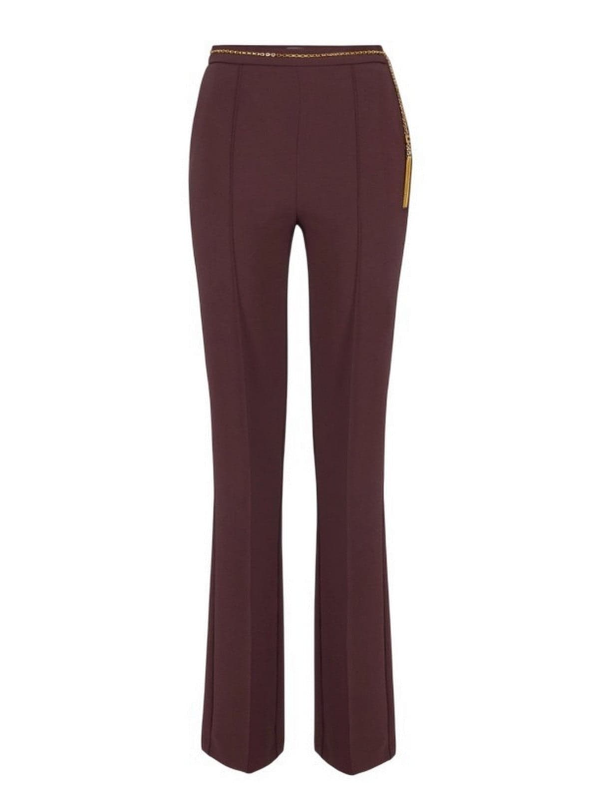 Women's trousers Elisabetta Franchi - trousers - burgundy