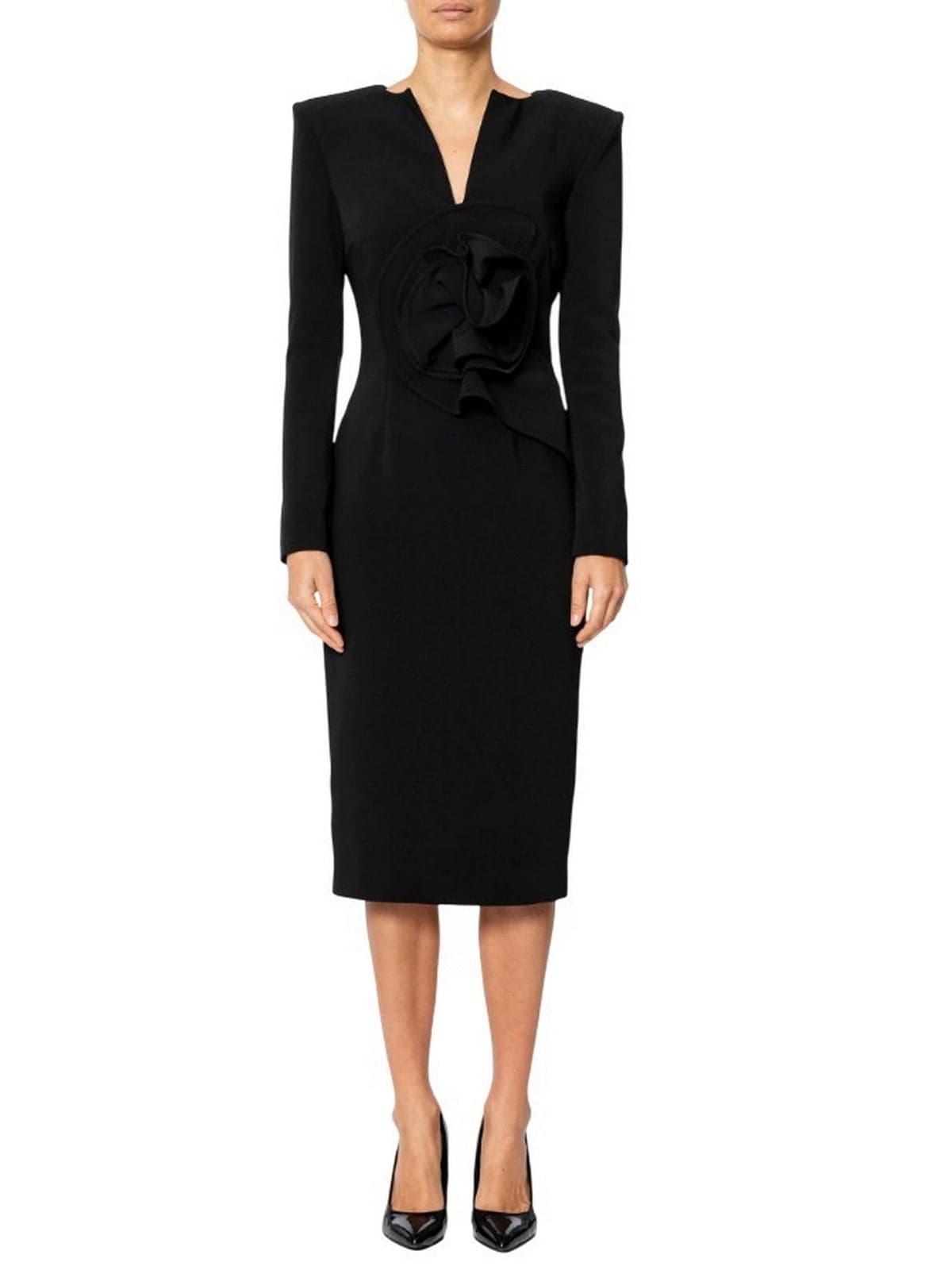 casual woman clothes rue•8isquit - dress tube cady - black