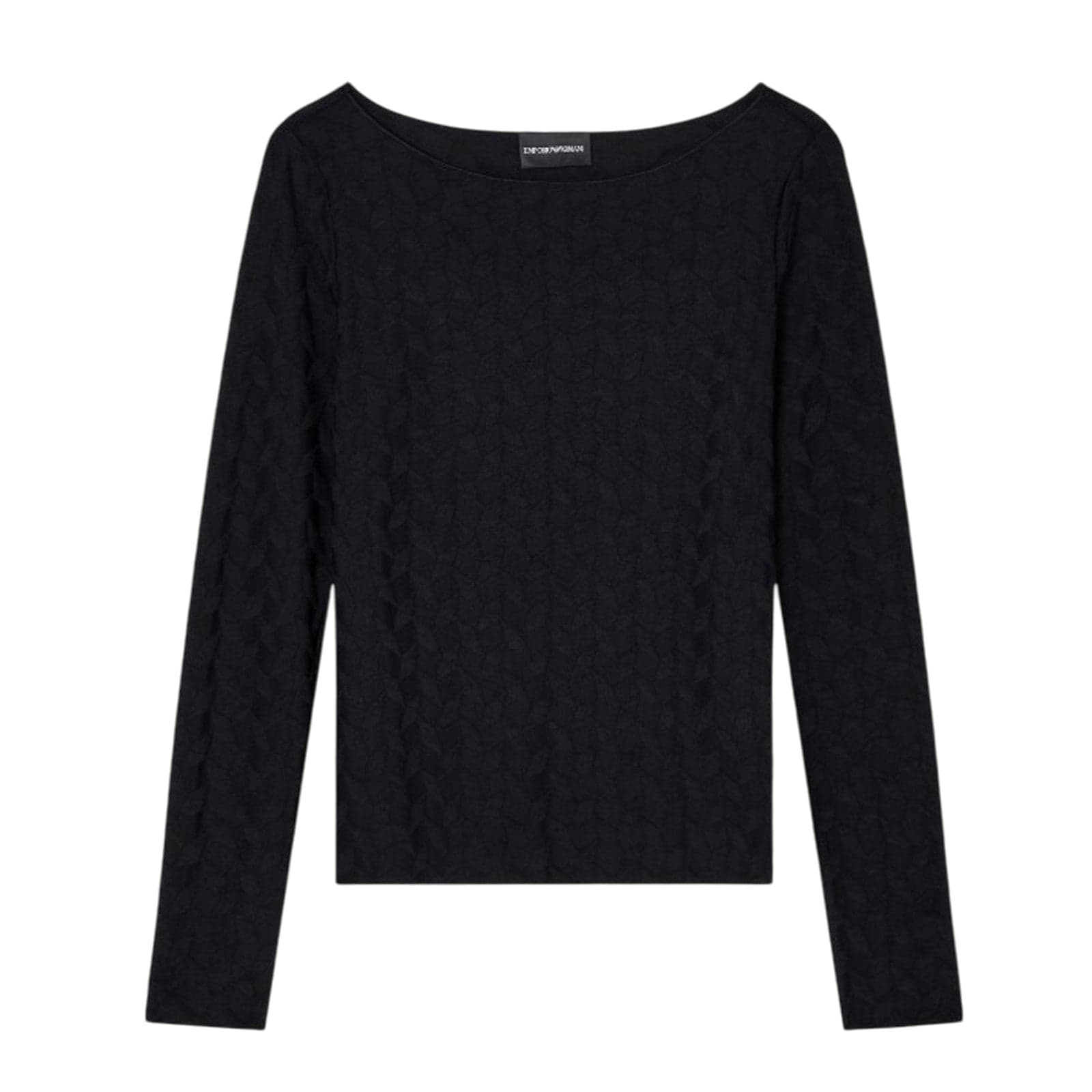 Women's knitwear Emporio Armani - mesh - black