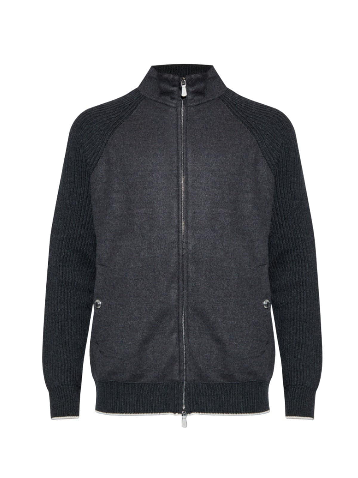 jackets man Eleventy - full zip jacket - grey
