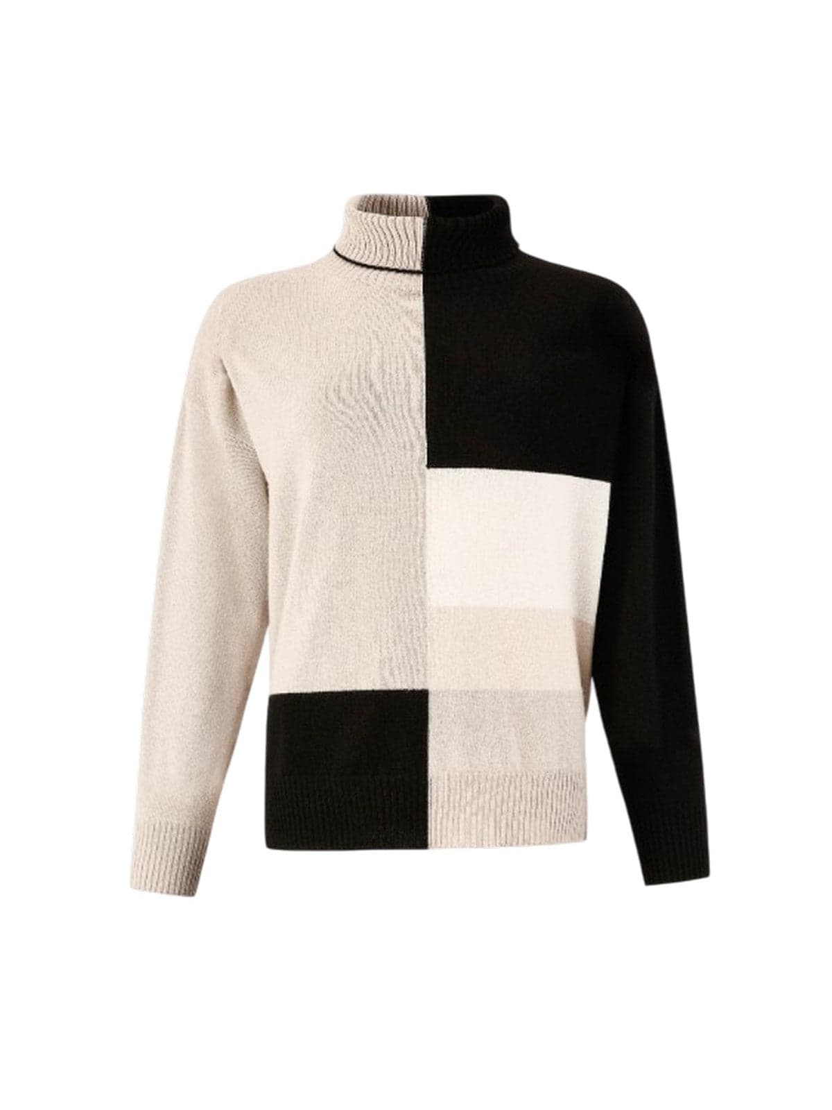 woman t-shirts d.exterior - f--color block over dolc - black