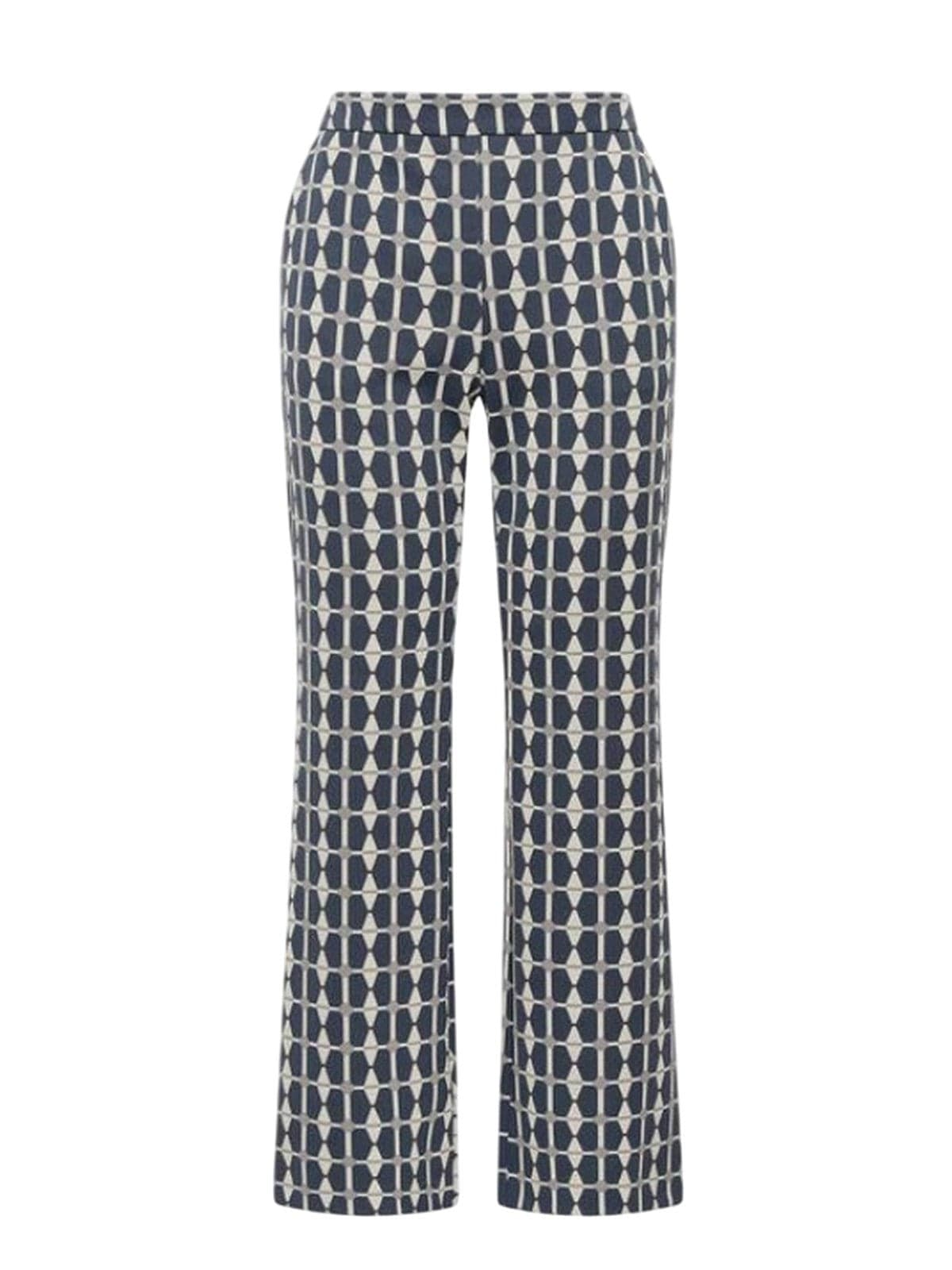 women's trousers malaise - geometric pants - grey