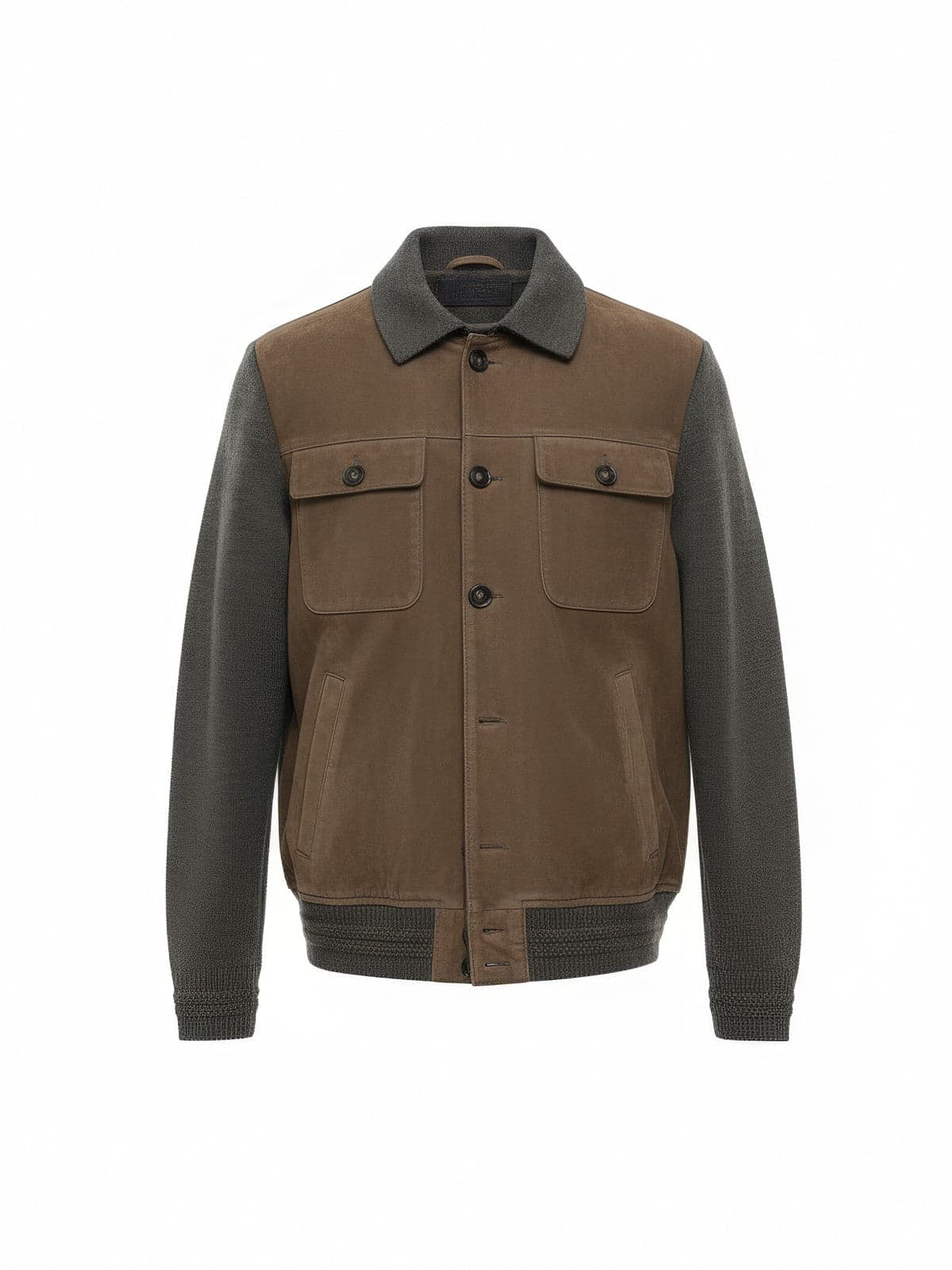 jackets man The Jack And Jackie Leathers - time square knit - brown