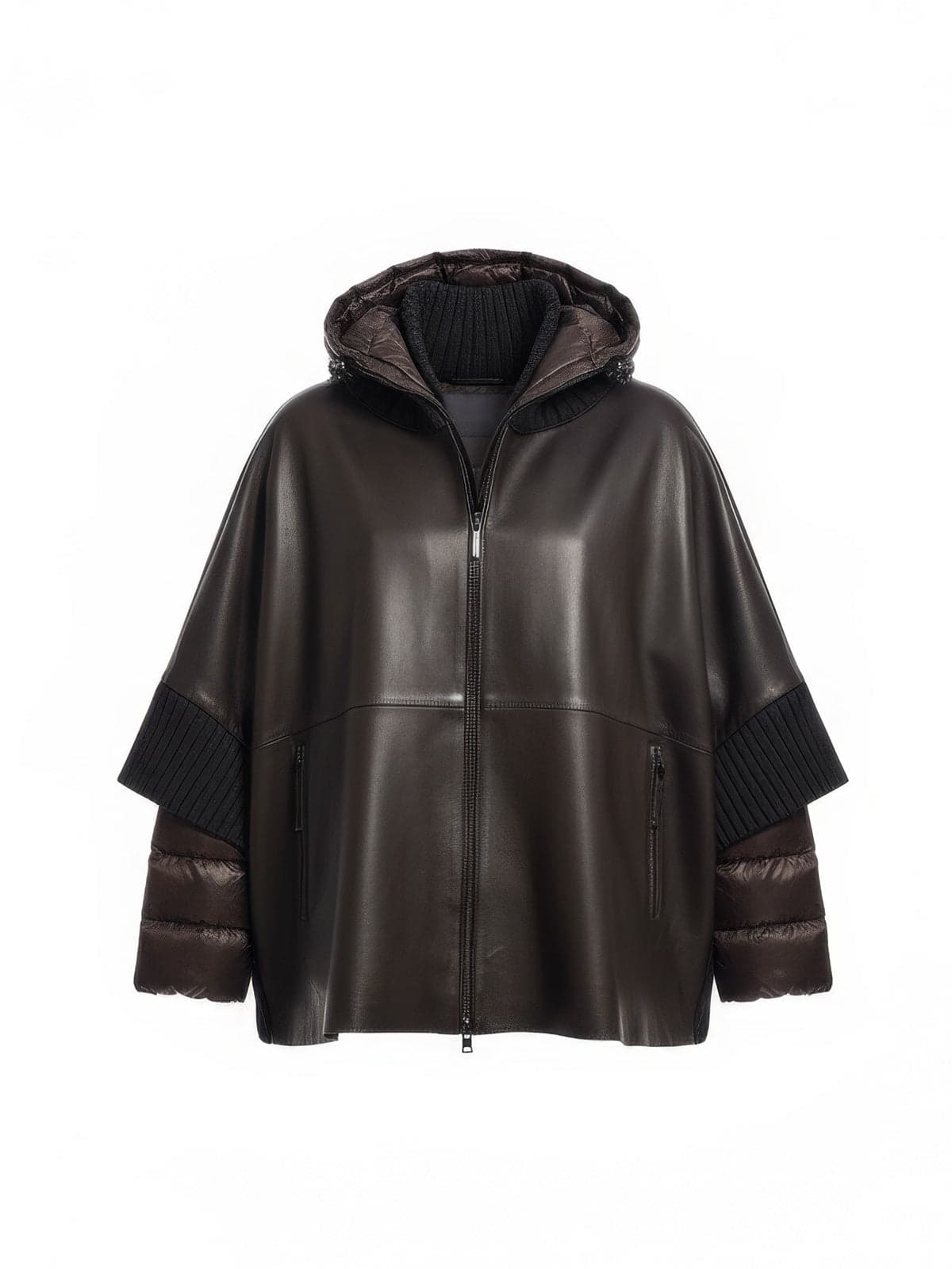 women's jackets The Jack And Jackie Leathers - knit wool - brown
