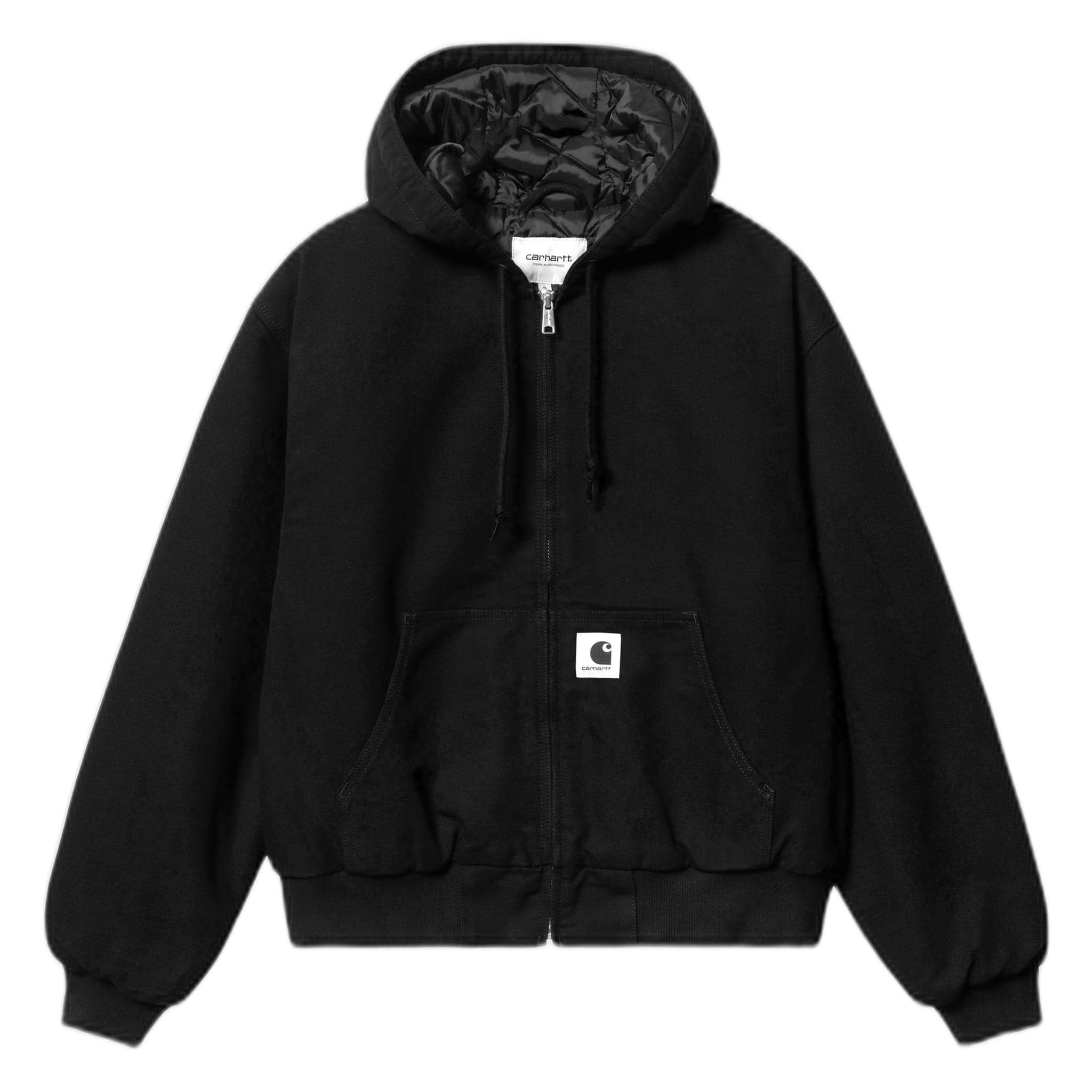 jacket Carhartt Wip w' og active jacket - black rinsed