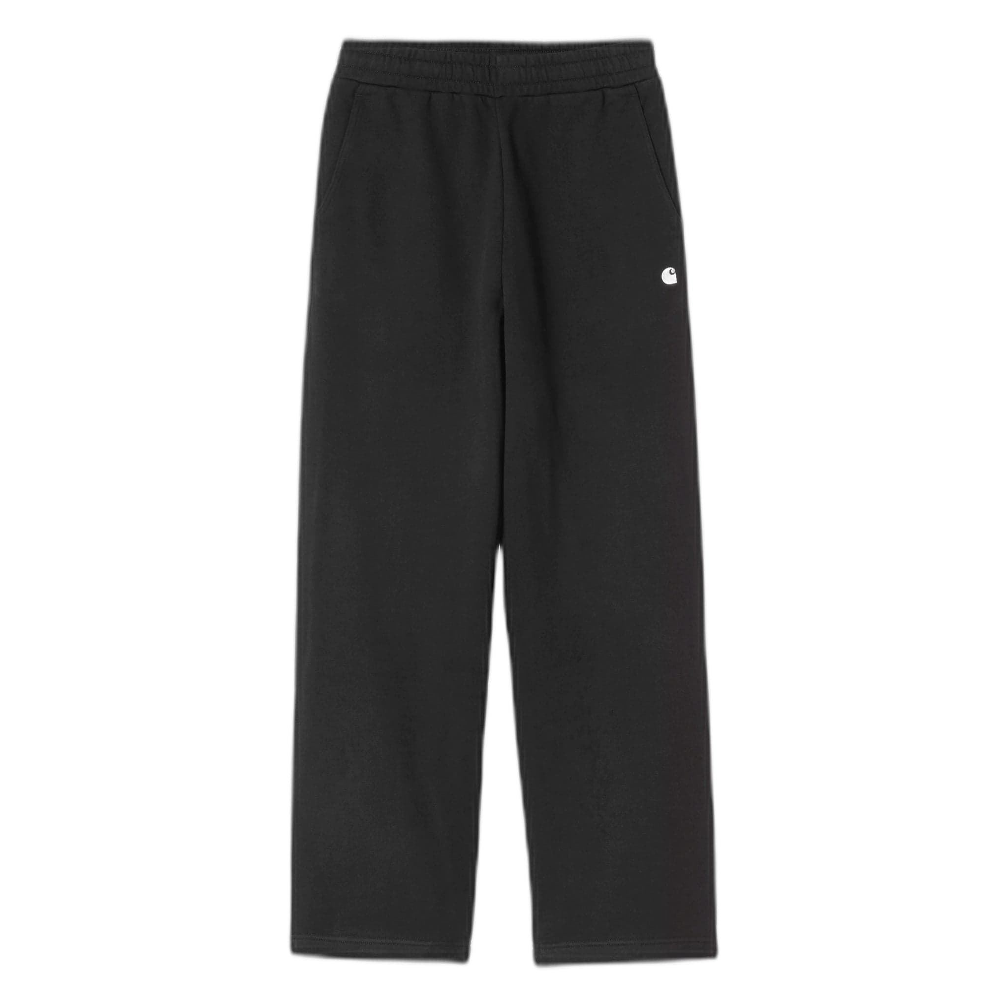 pants trousers Carhartt Wip w' cassie sweat pant - black/silver