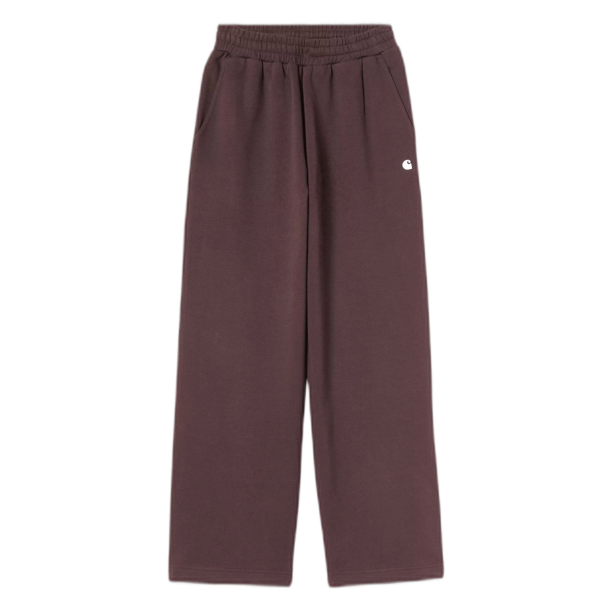pants trousers Carhartt Wip w' cassie sweat pant - palisander/silver