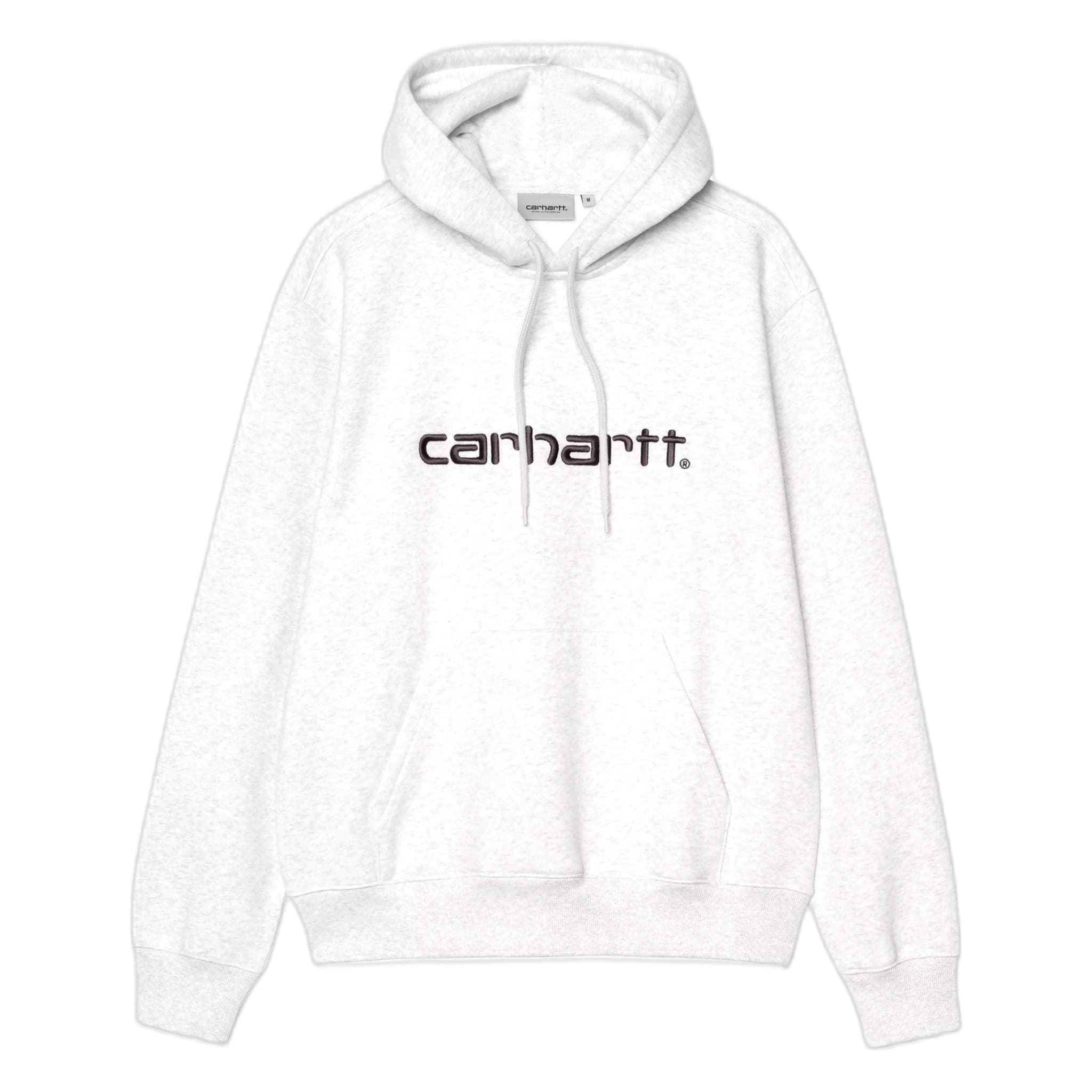 phenol Carhartt Wip hooded carhartt sweat - ash heather / graphite
