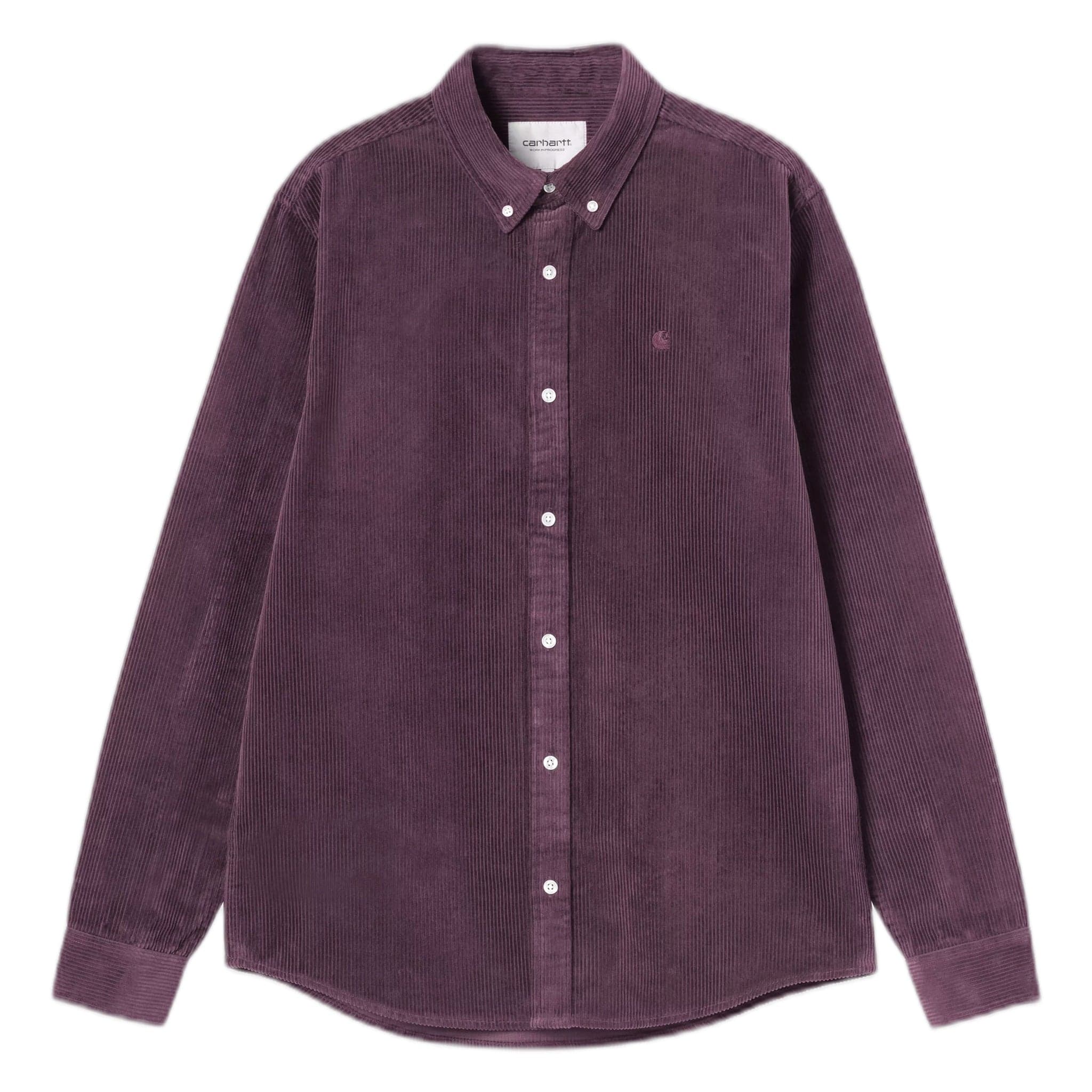 Shirt shirt Carhartt Wip l/s madison cord shirt - cozy purple