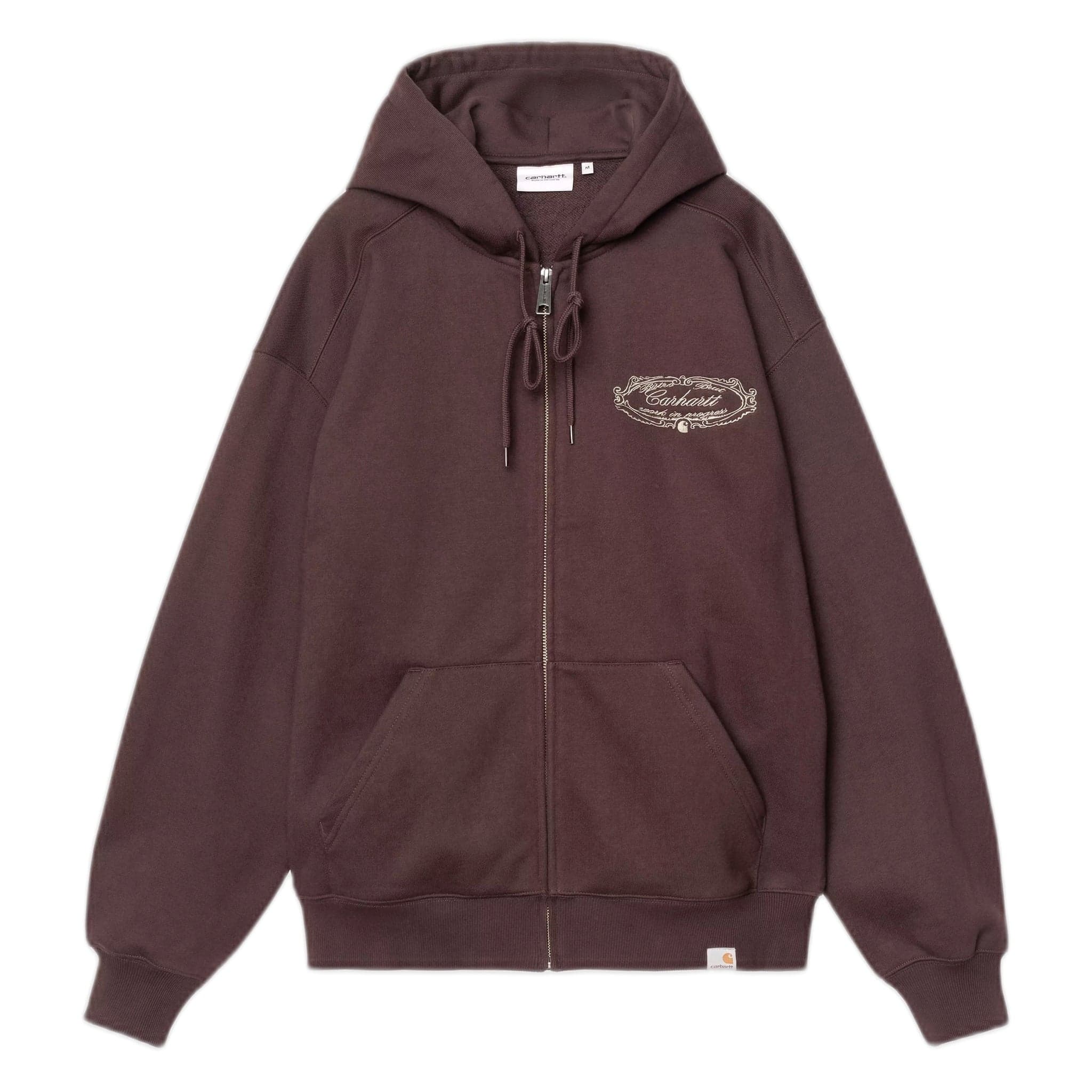 phenol Carhartt Wip hooded chez wip jacket - palisander grey