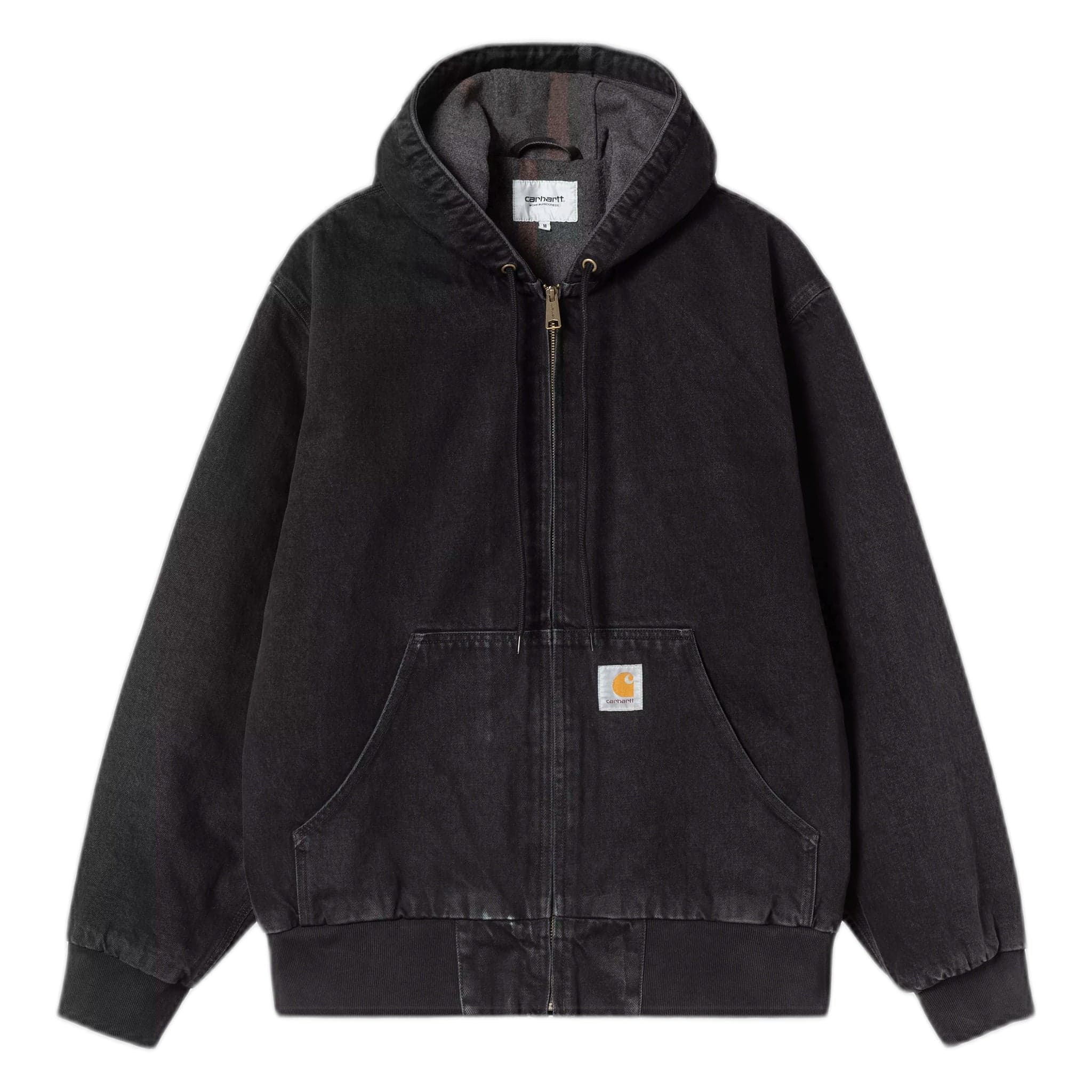 jacket Carhartt Wip og active jacket - black stone washed