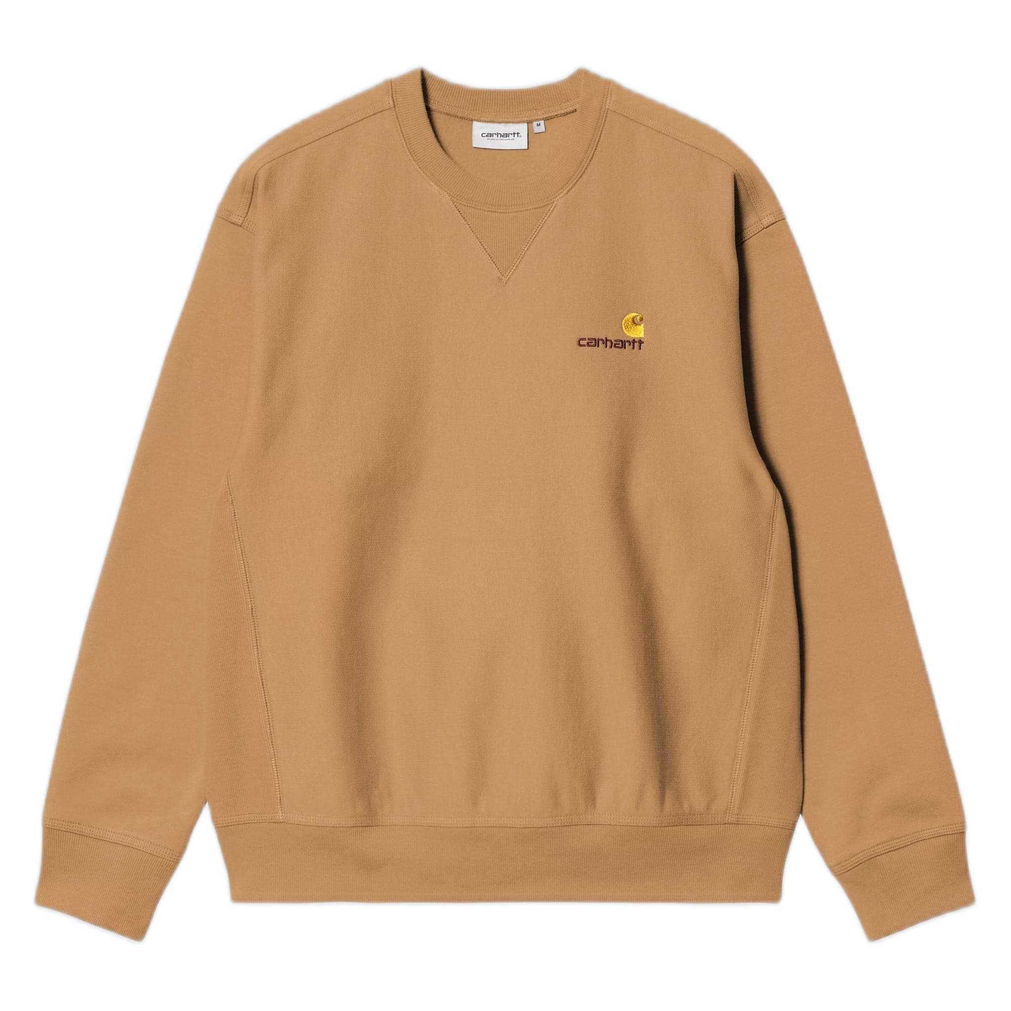 phenol Carhartt Wip american script sweatshirt - wip dusty h brown