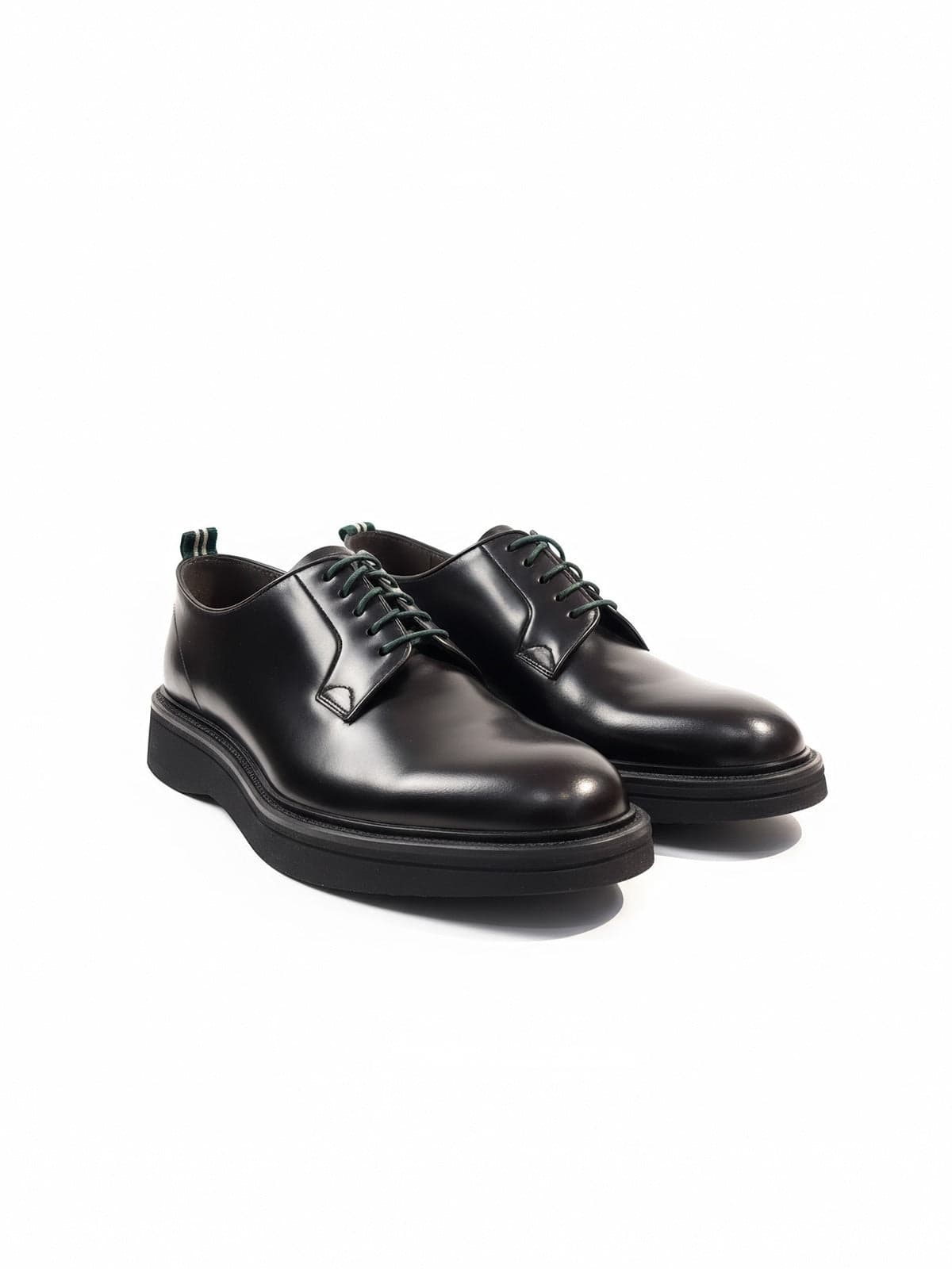 shoes stringed low man Green George - polished 97 - brown
