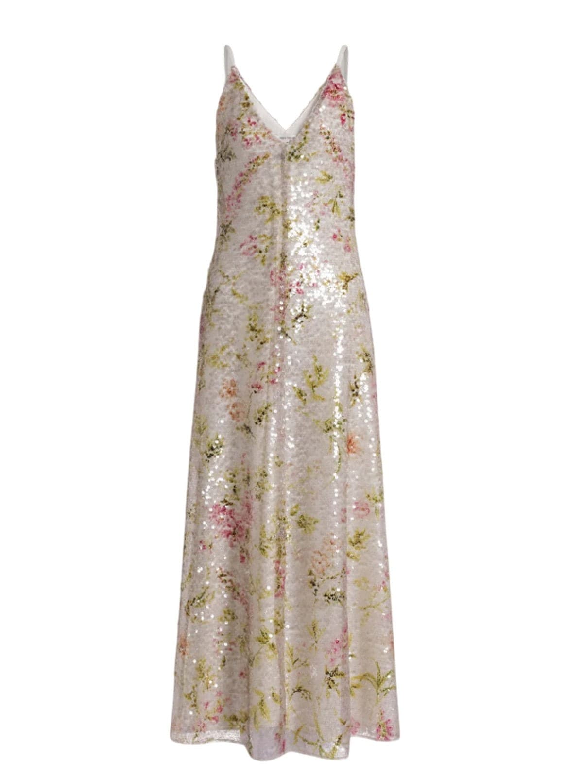 casual woman clothes Alberta Ferretti - printed sequin dress - n.d.