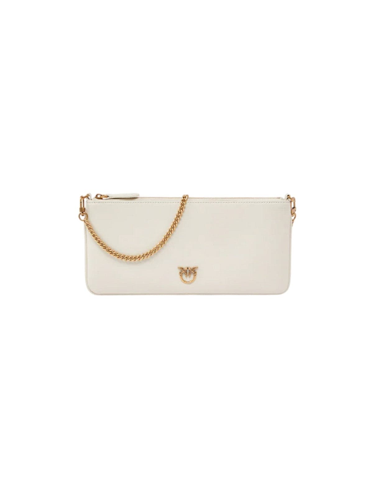 shoulder bags woman Pinko - horizontal flat silk calf - white
