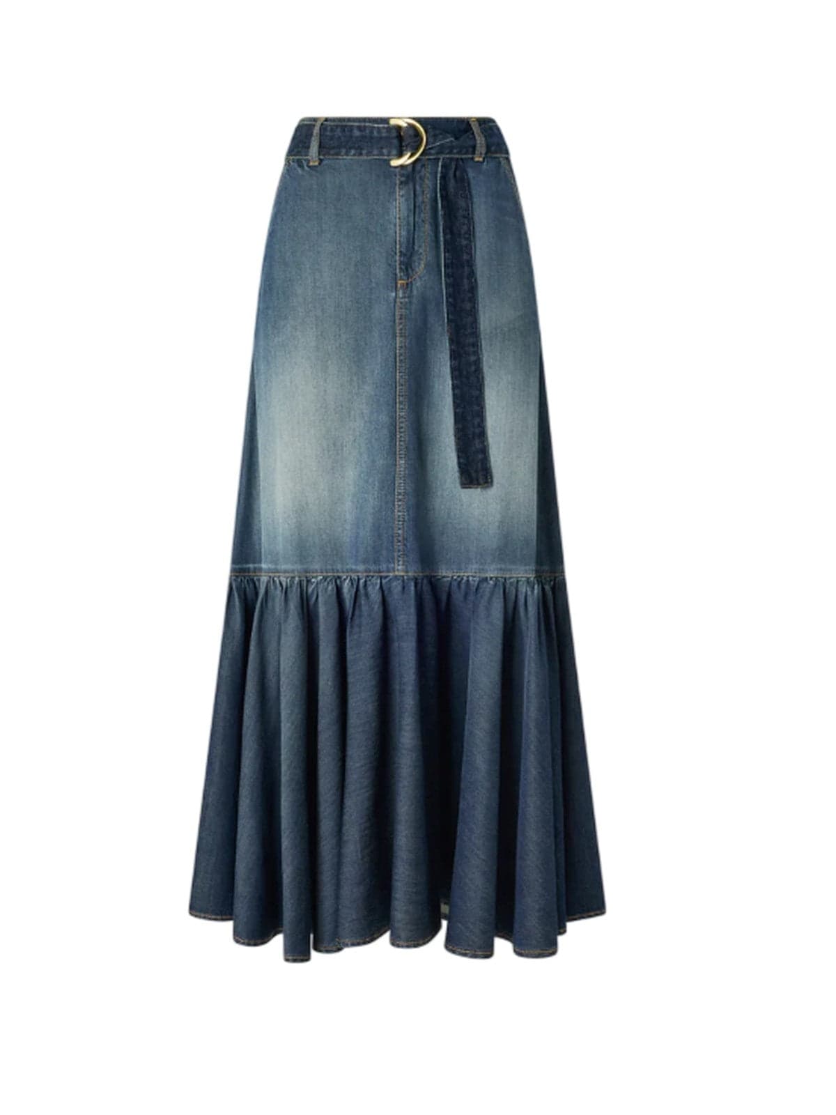 Women casual skirts Pinko - light denim skirt guard - denim