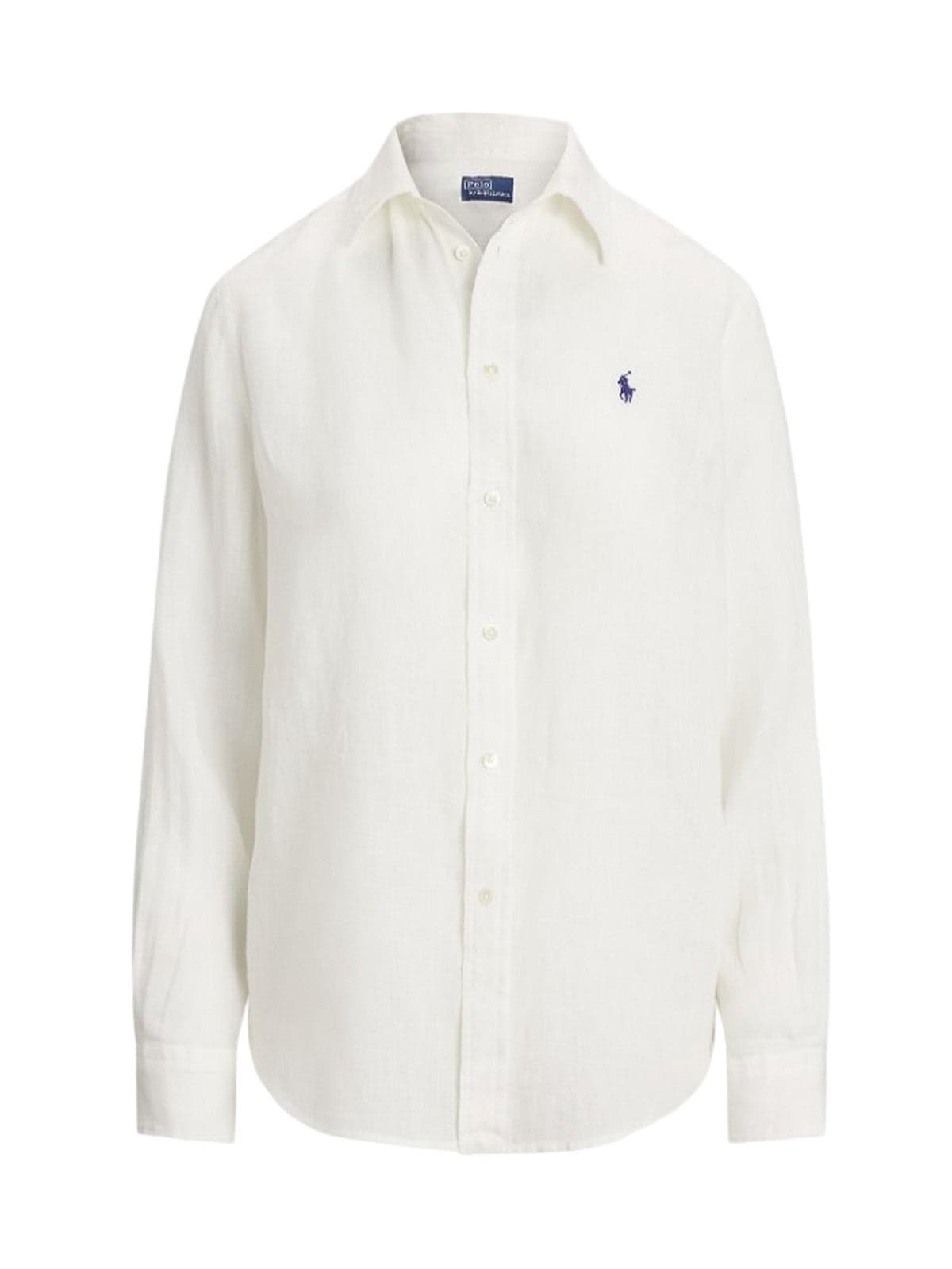 blouses and shirts woman Ralph Lauren - classic long sleeve button front shirt - white