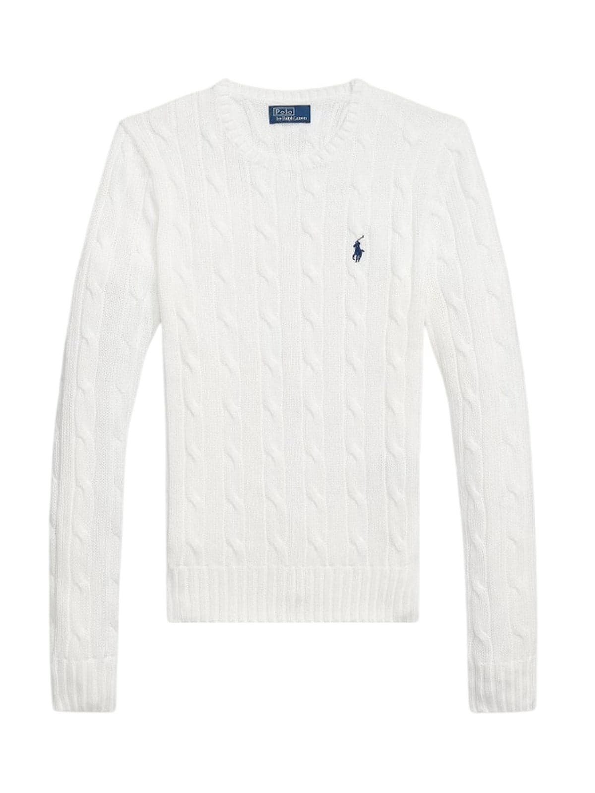 Women's knitwear Ralph Lauren - julianna long sleeve pullover - white