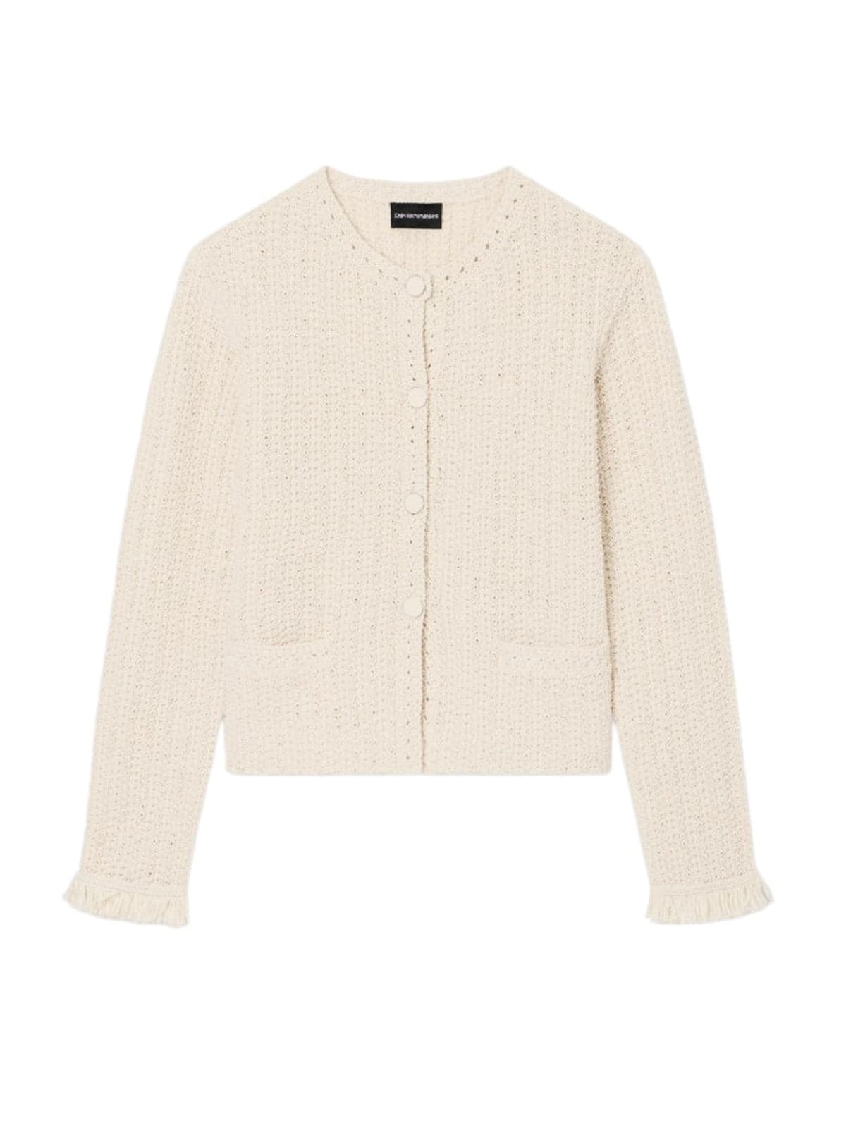 women's jackets Emporio Armani - blazer vanille jacket - ivory