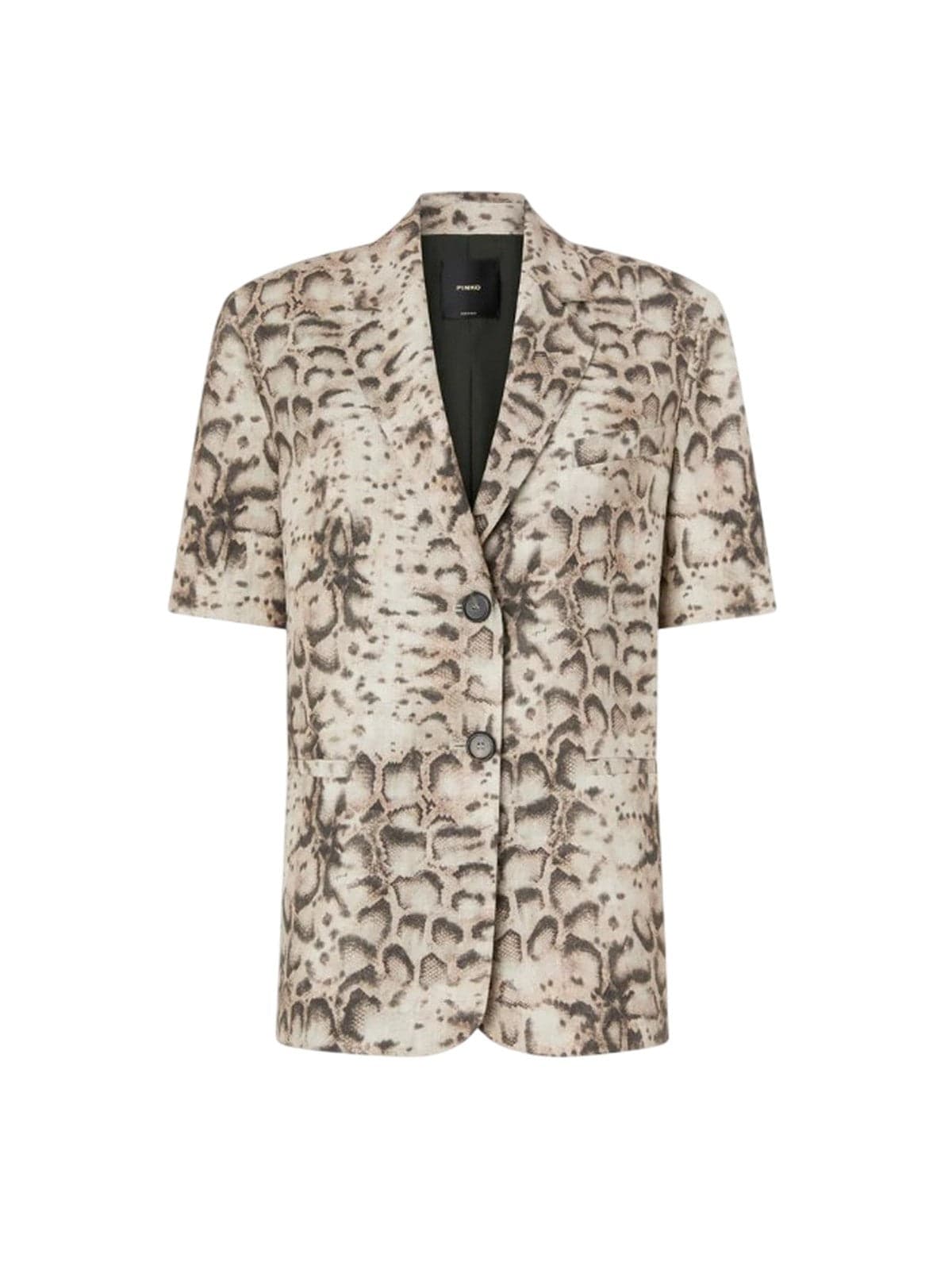 women's jackets Pinko - toast linen canvas jacket - beige