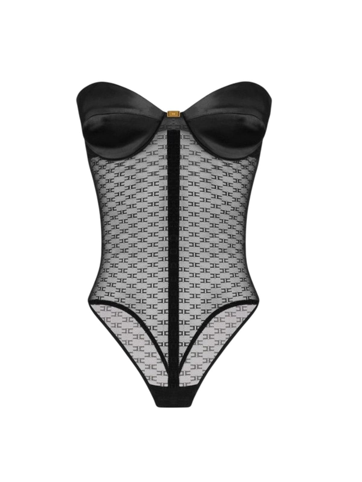 woman body Elisabetta Franchi - body - black