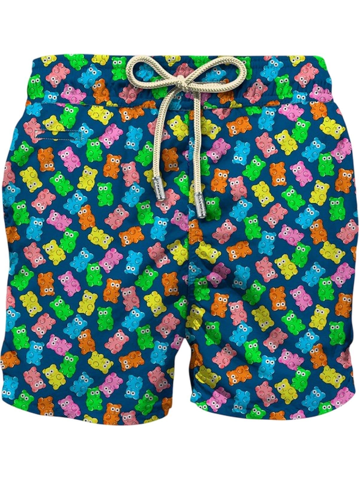 shorts and shorts man mc2 saint barth - lighting micro fantasy candy gum 61 - multicolor