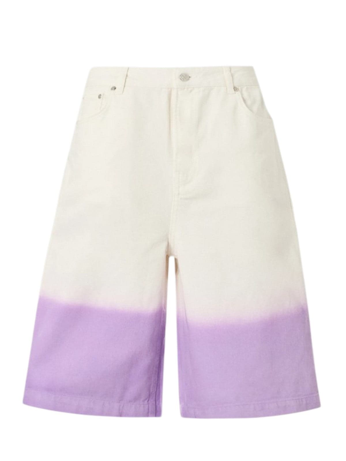 Women's shorts Moschino Jeans - cotton bull trousers - purple