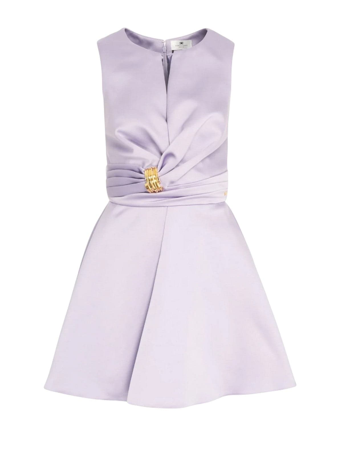 casual woman clothes Elisabetta Franchi - woman's dress - lilac