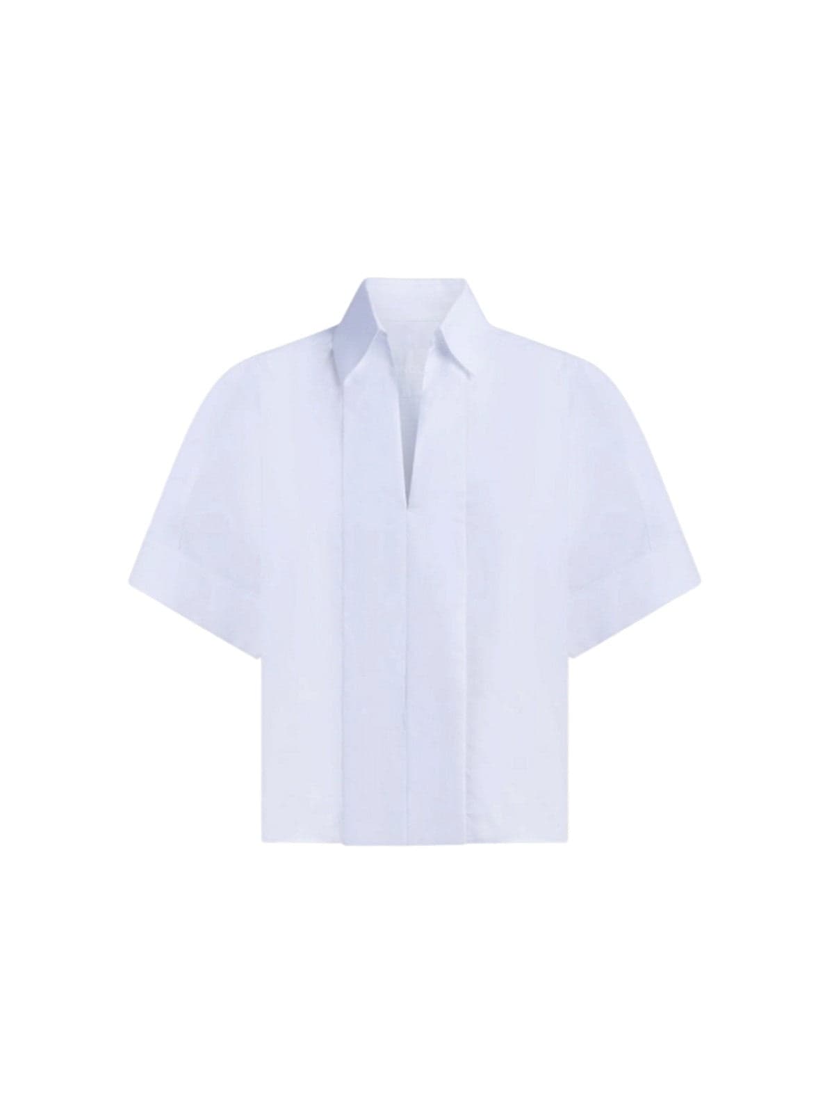 women's shirts Dondup - shirt in gabardina dyed wire - blue