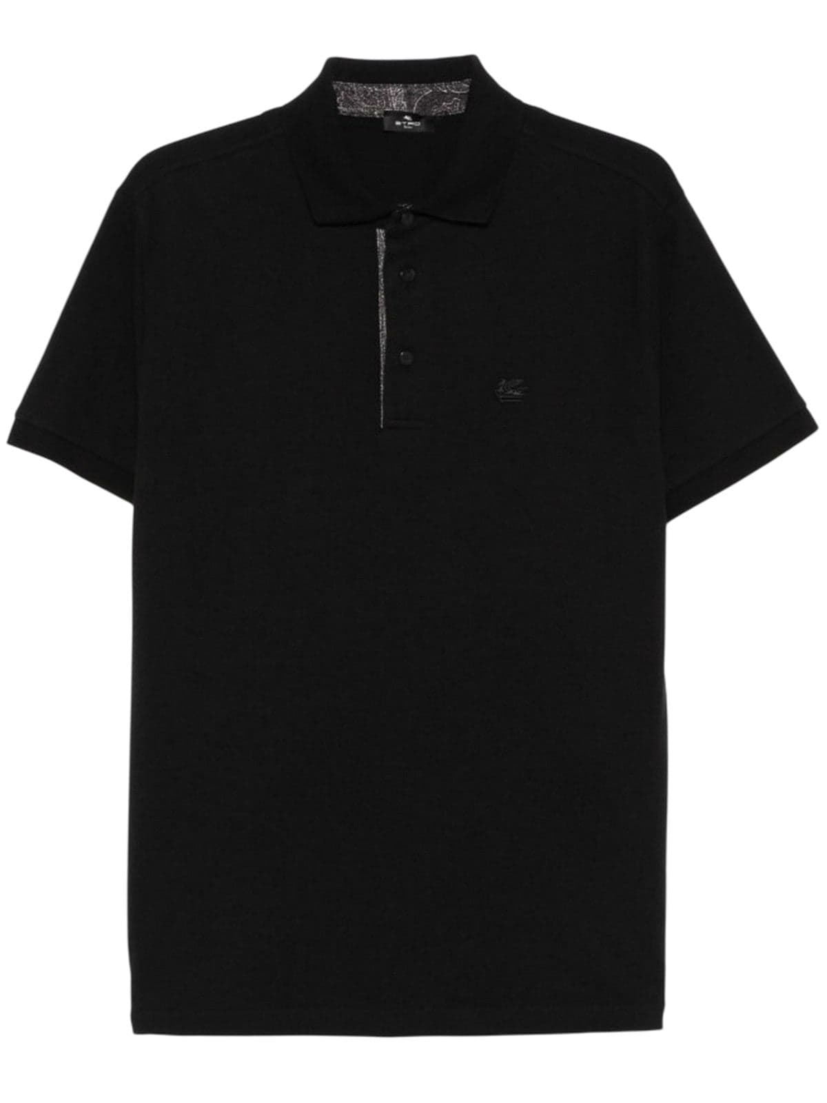 polo man Etro - polo roma details printed - black