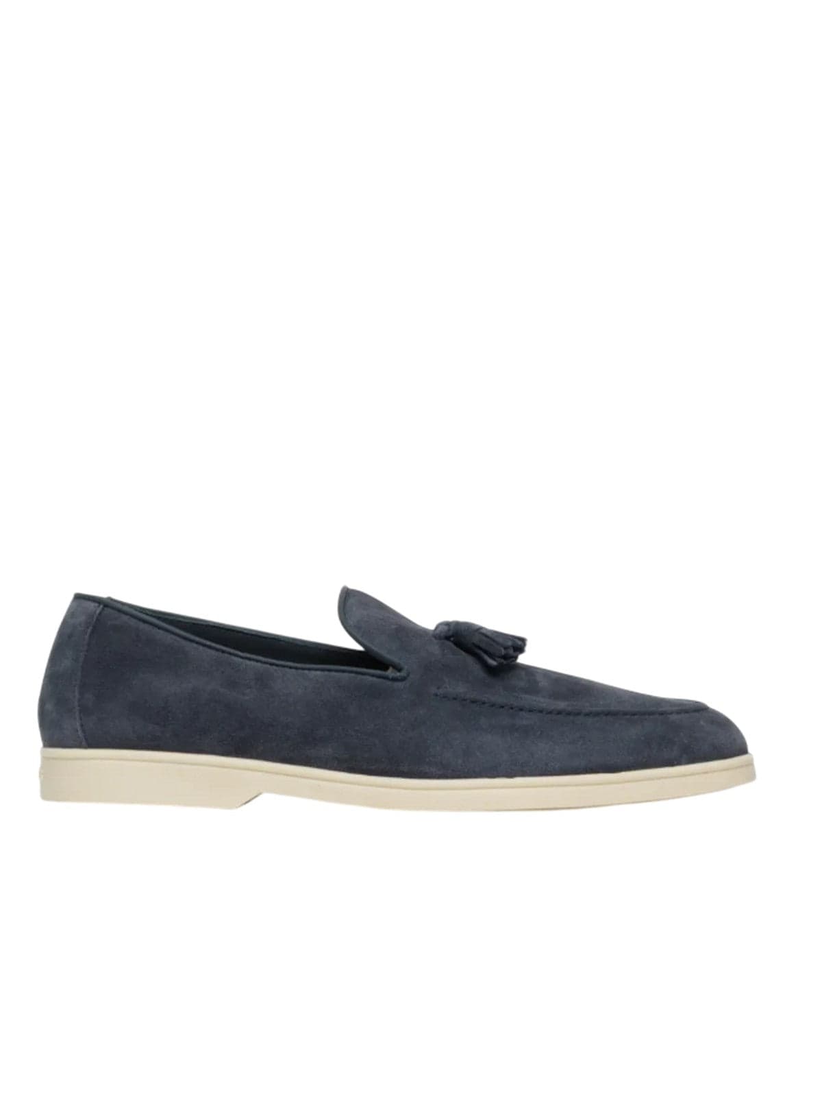 Mocassini man Doucal's - feel moc night mink tank - blue