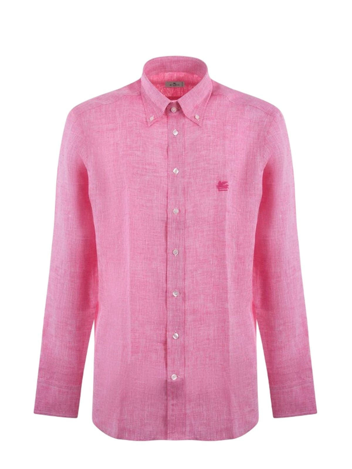 casual shirts man Etro - shirt roma logo bd - pink
