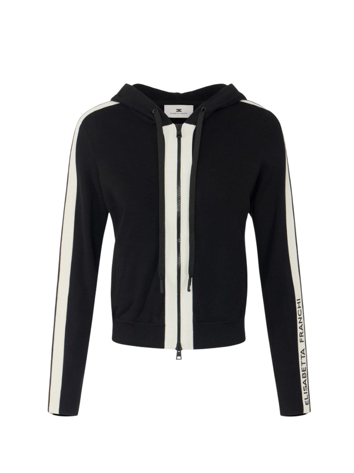 Women's knitwear Elisabetta Franchi - tricot mesh - black