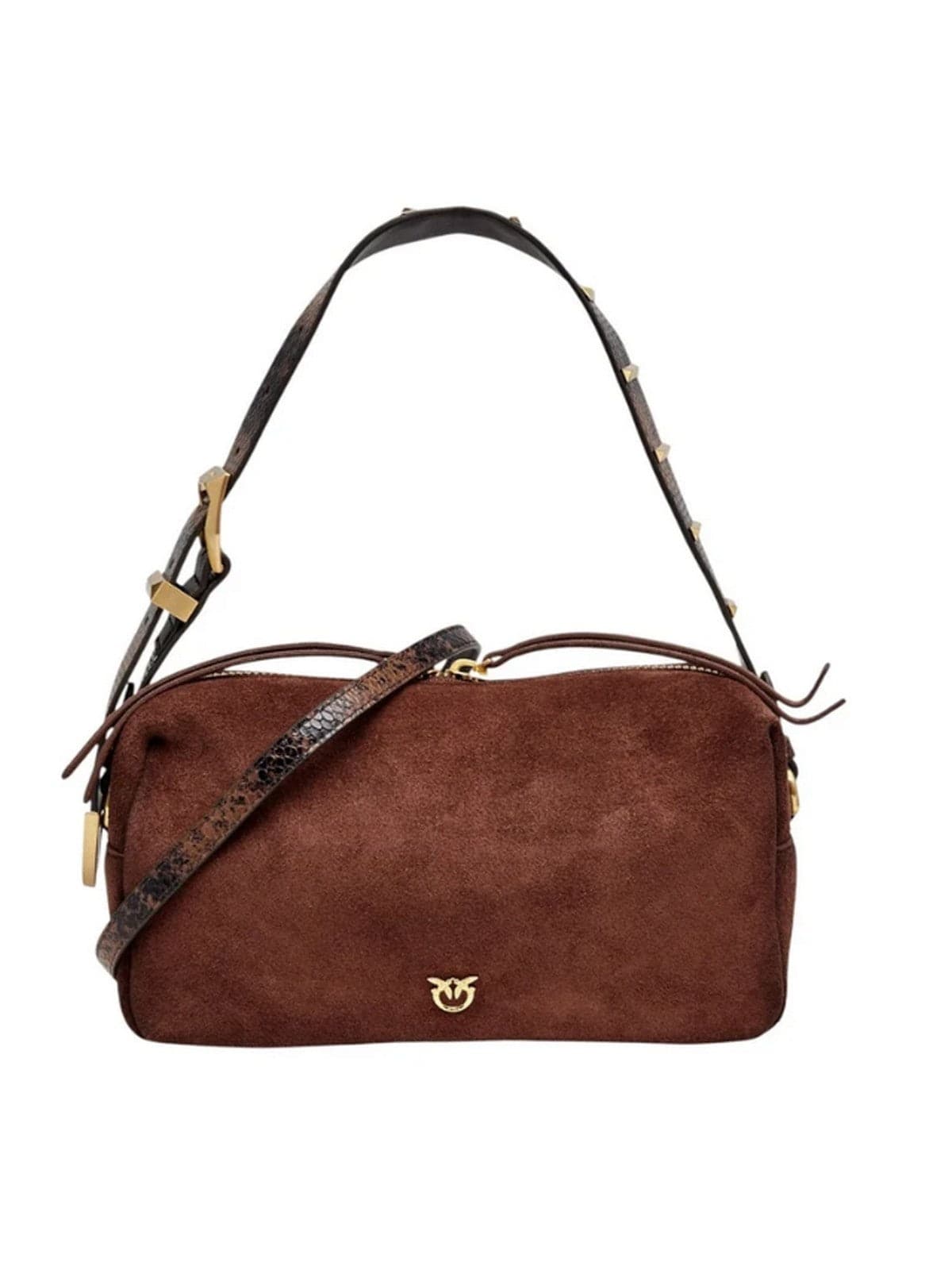 shoulder bags woman Pinko - bauletto trittico suede - n.d.