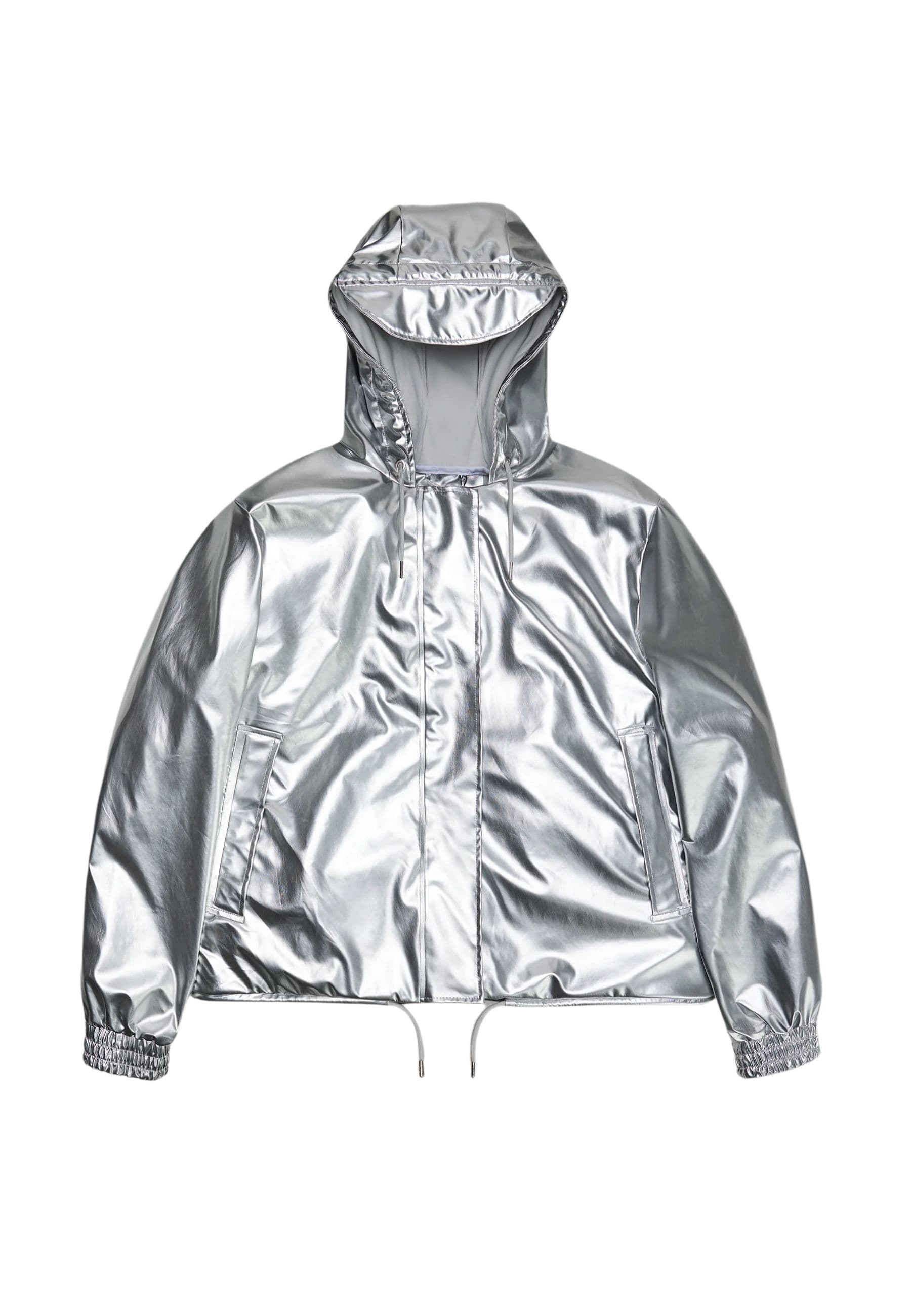 Raincoat short Woman Rains String W Jacket mirror