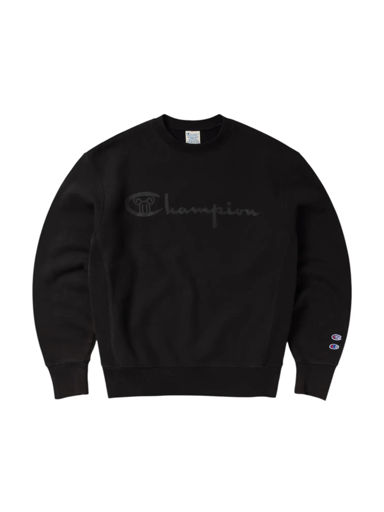 Champion x Aries Decentralized crewneck sweatshirt sweatshirt crew neck - washed black