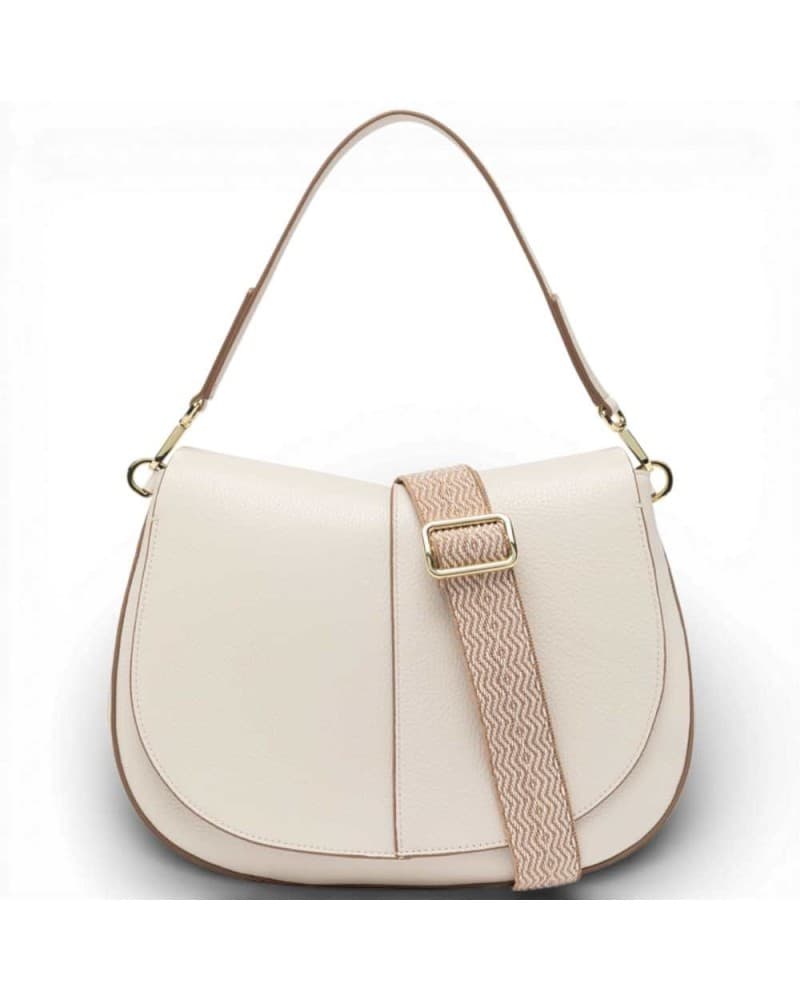 Gianni Chiarini Helena Round Women Marble Leather Bag
