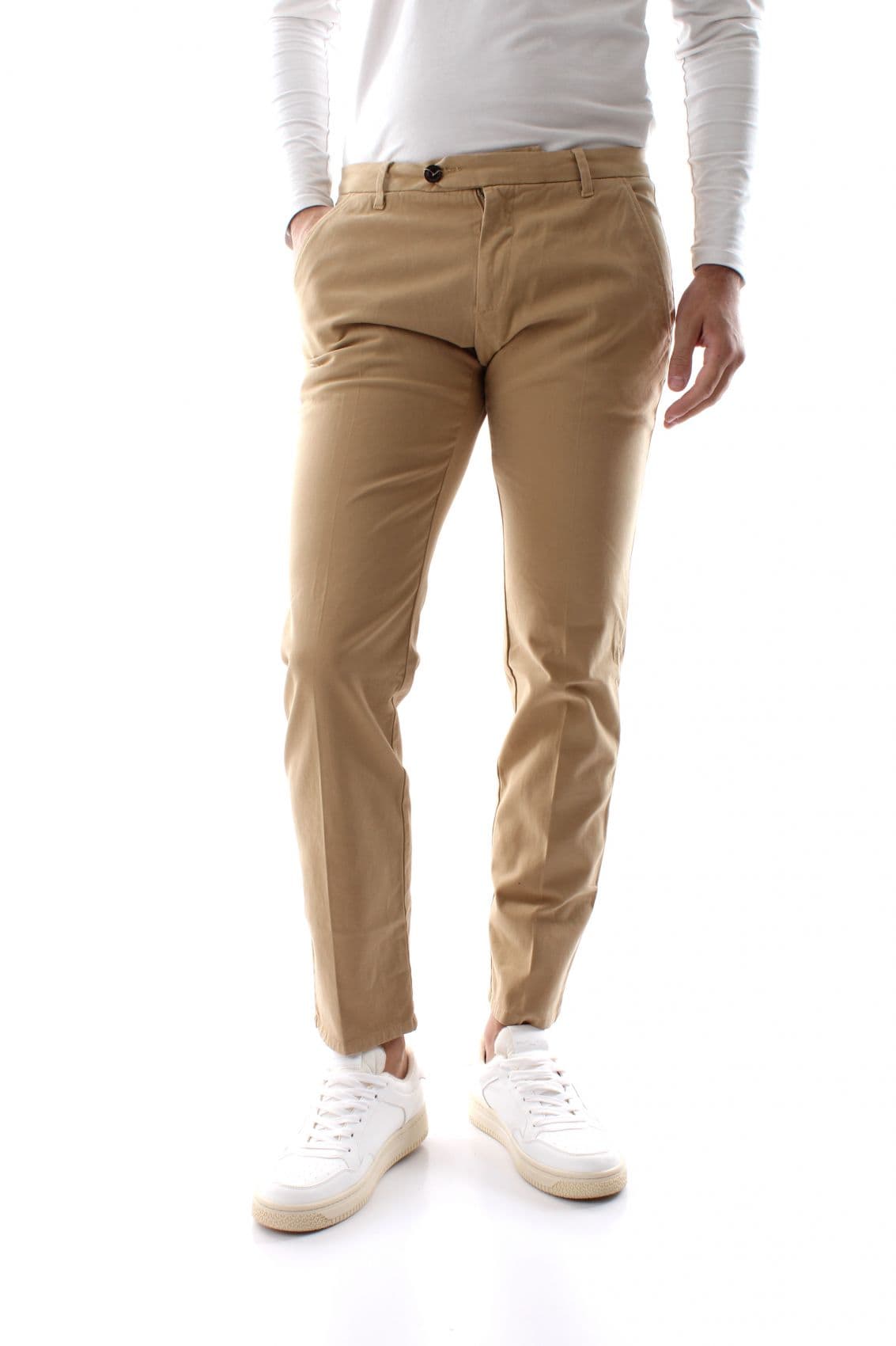 Men's trousers Roy Roger's new rolf rru013 - c8700112 005 beige