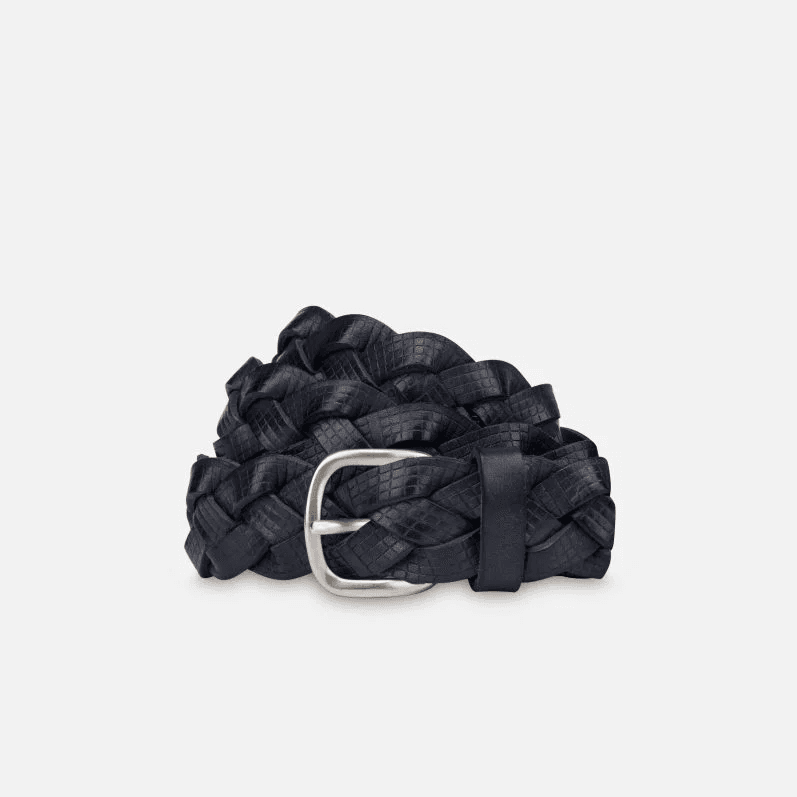 Belt Man Fabrizio Mancini Giorgio belt in blue leather
