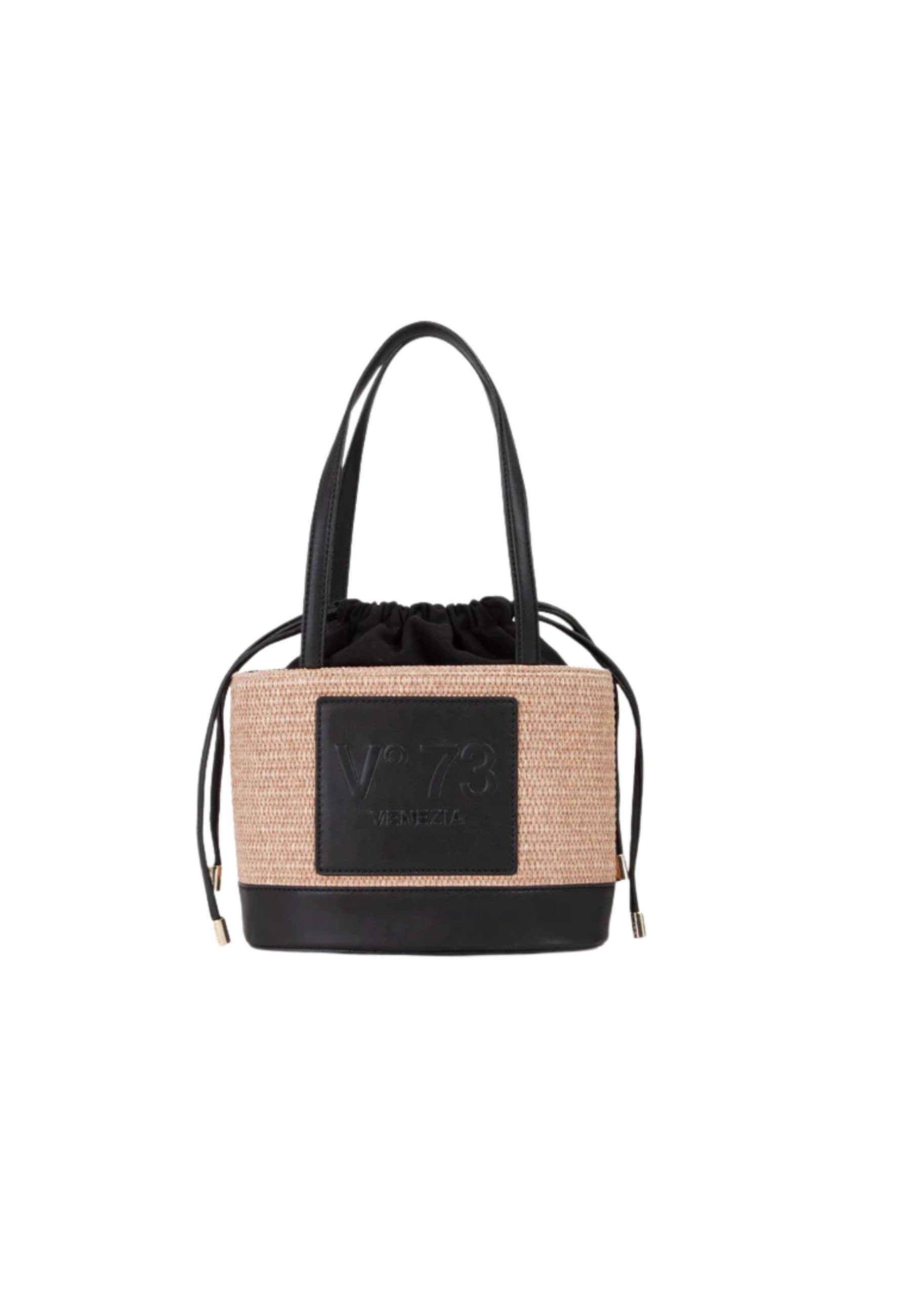 Women's Shoulder Bag V 73 Shopping CAT Natural Black