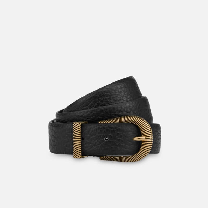 Belt Man Fabrizio Mancini Belt Noa in black dollar