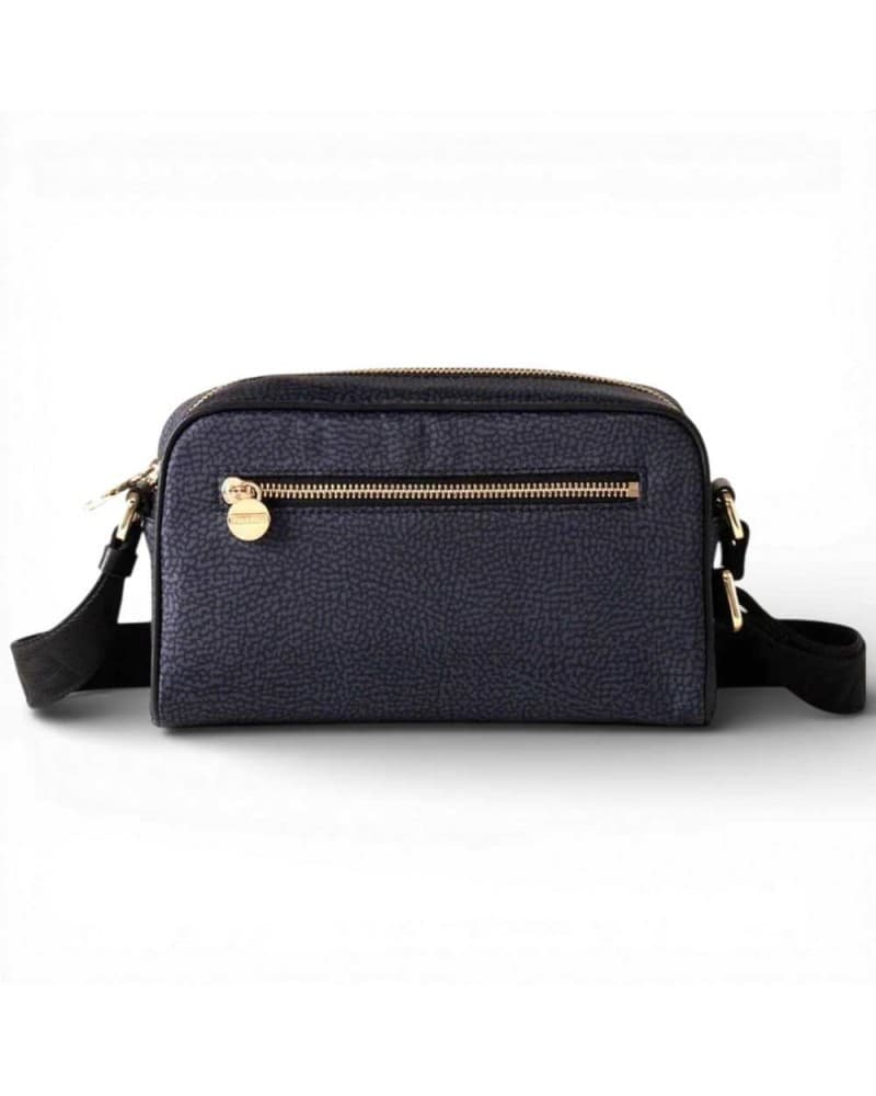Camera Case S bag. Borbonese Blue Lapis Op recycled fabric - 934115-I15