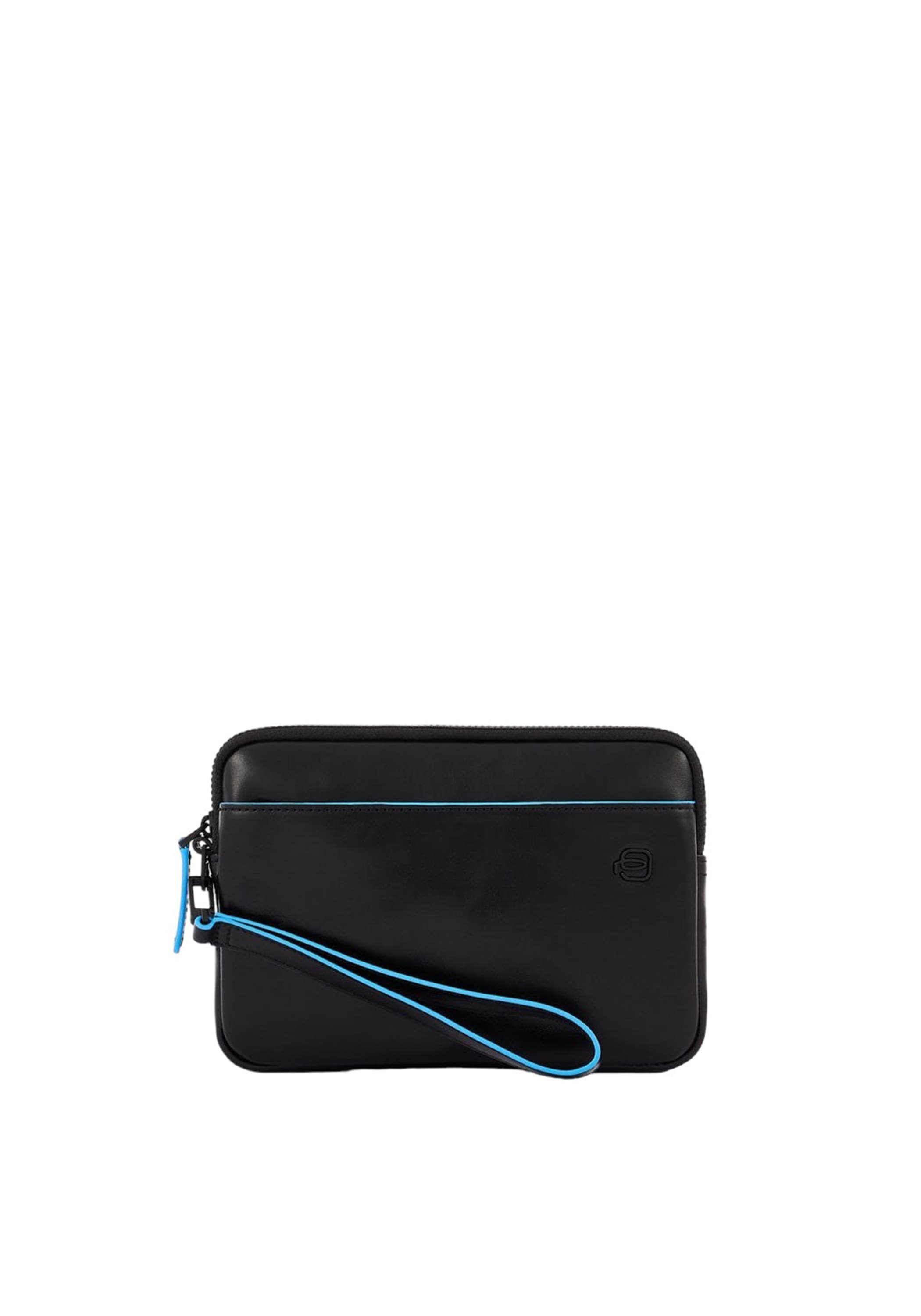 Leather pouch ,smartphone AIRTAG®CONNEQU® Man Piquadro ac5946b2vr-n Black