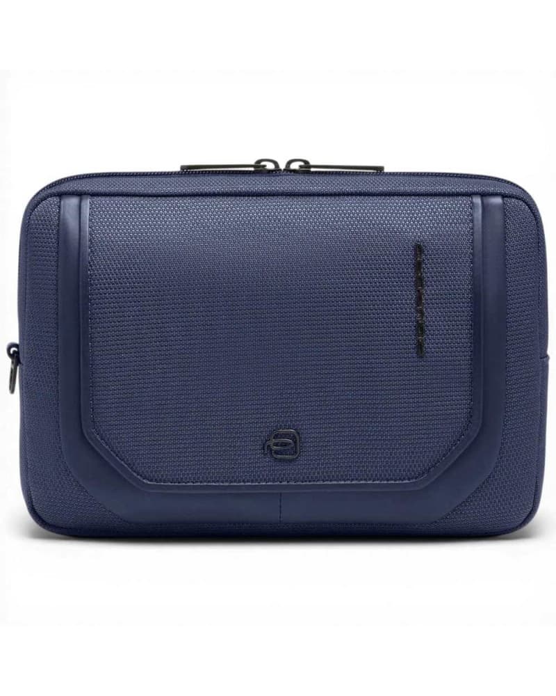 Piquadro Potatoes S143 Women's Blue Leather and Fabric with Removable Shoulder