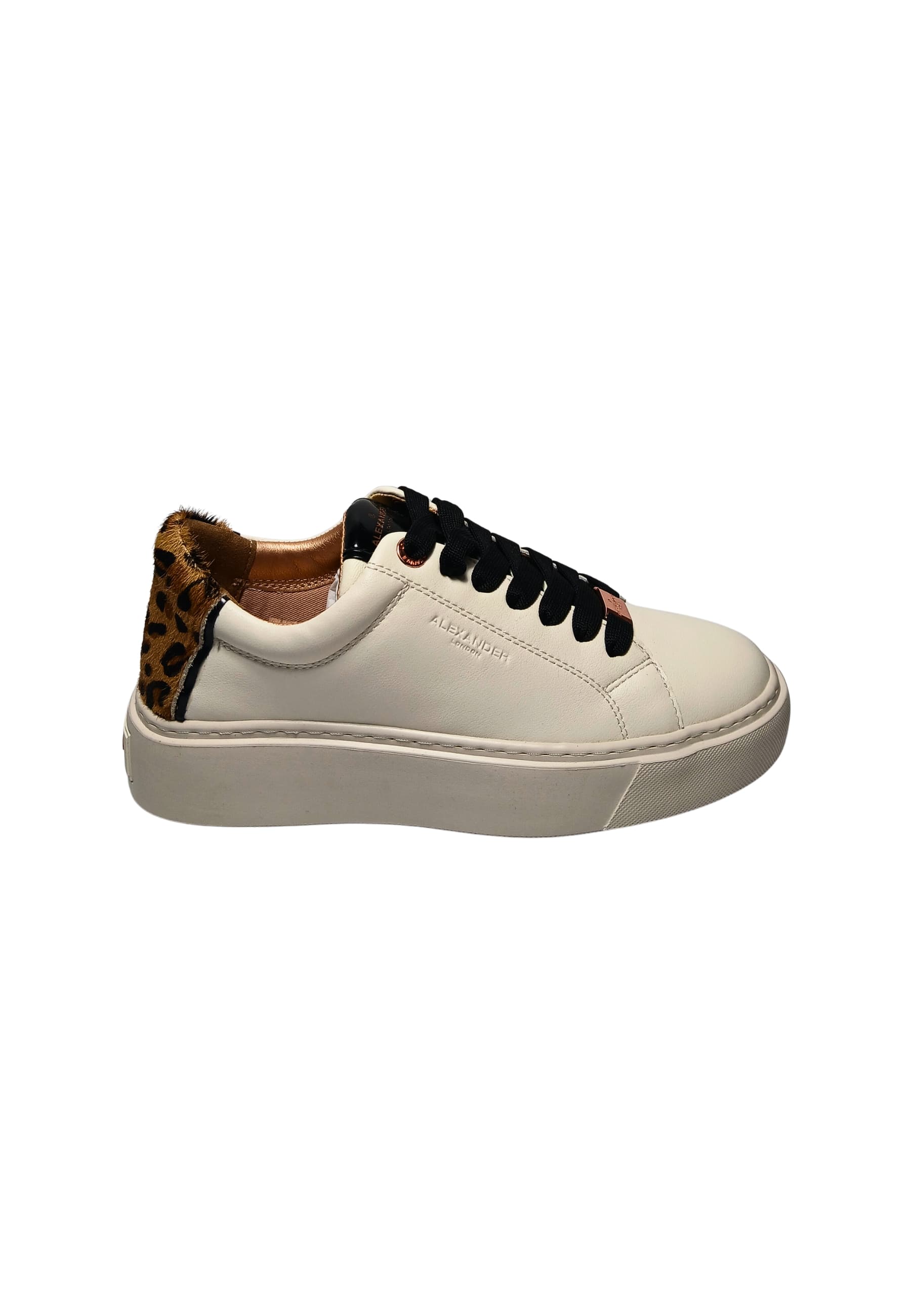 albclhw-8189-fcs Alexander Smith Women's White Leather