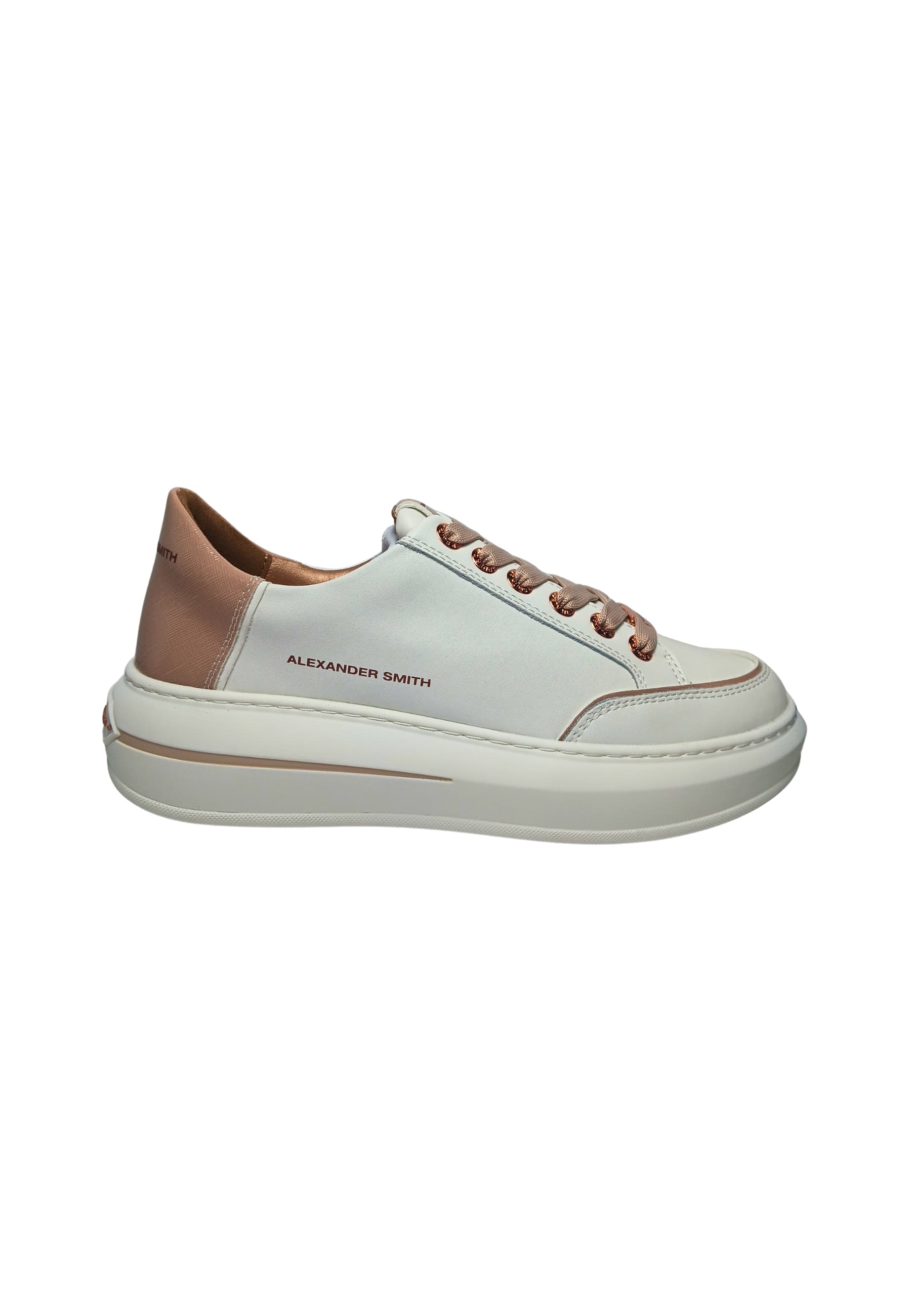 asbblsw-1807-wlu Alexander Smith Women's White Leather